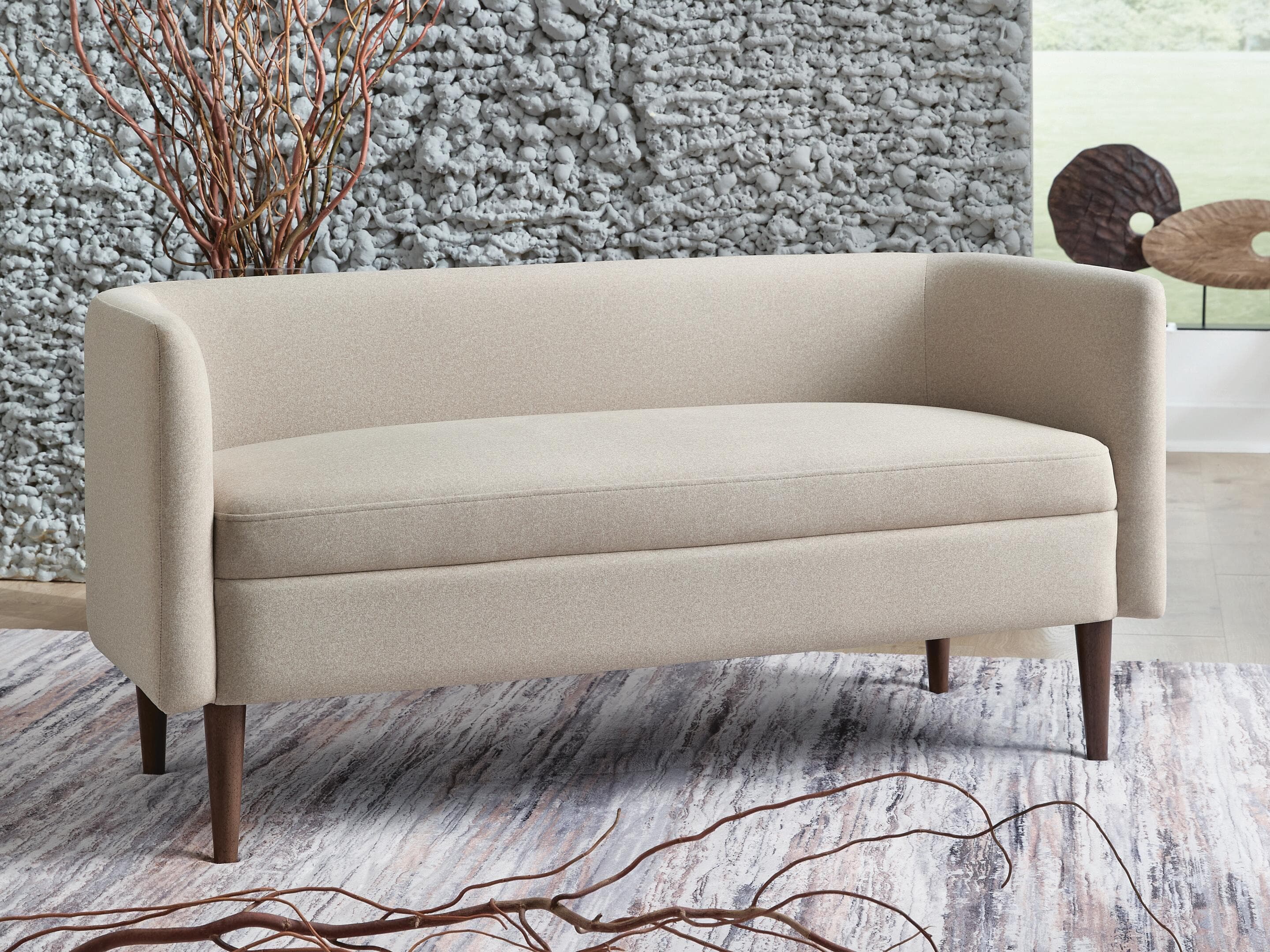 Wainner Accent Bench — Beige — view 2