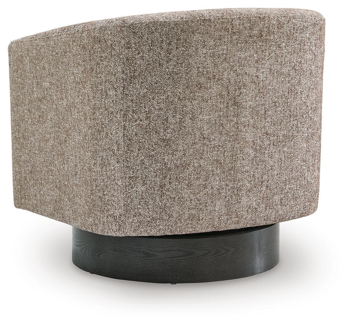 Jorryn Swivel Accent Chair — Brown — view 5
