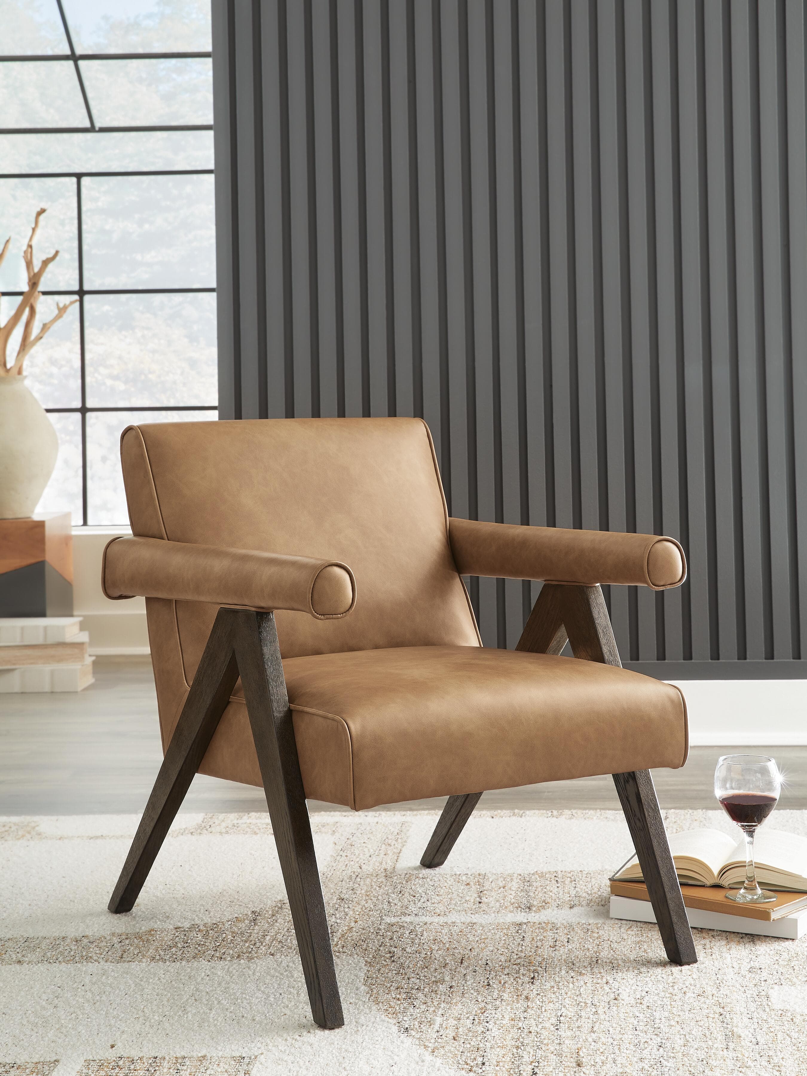 Goda Accent Chair — Caramel — view 2