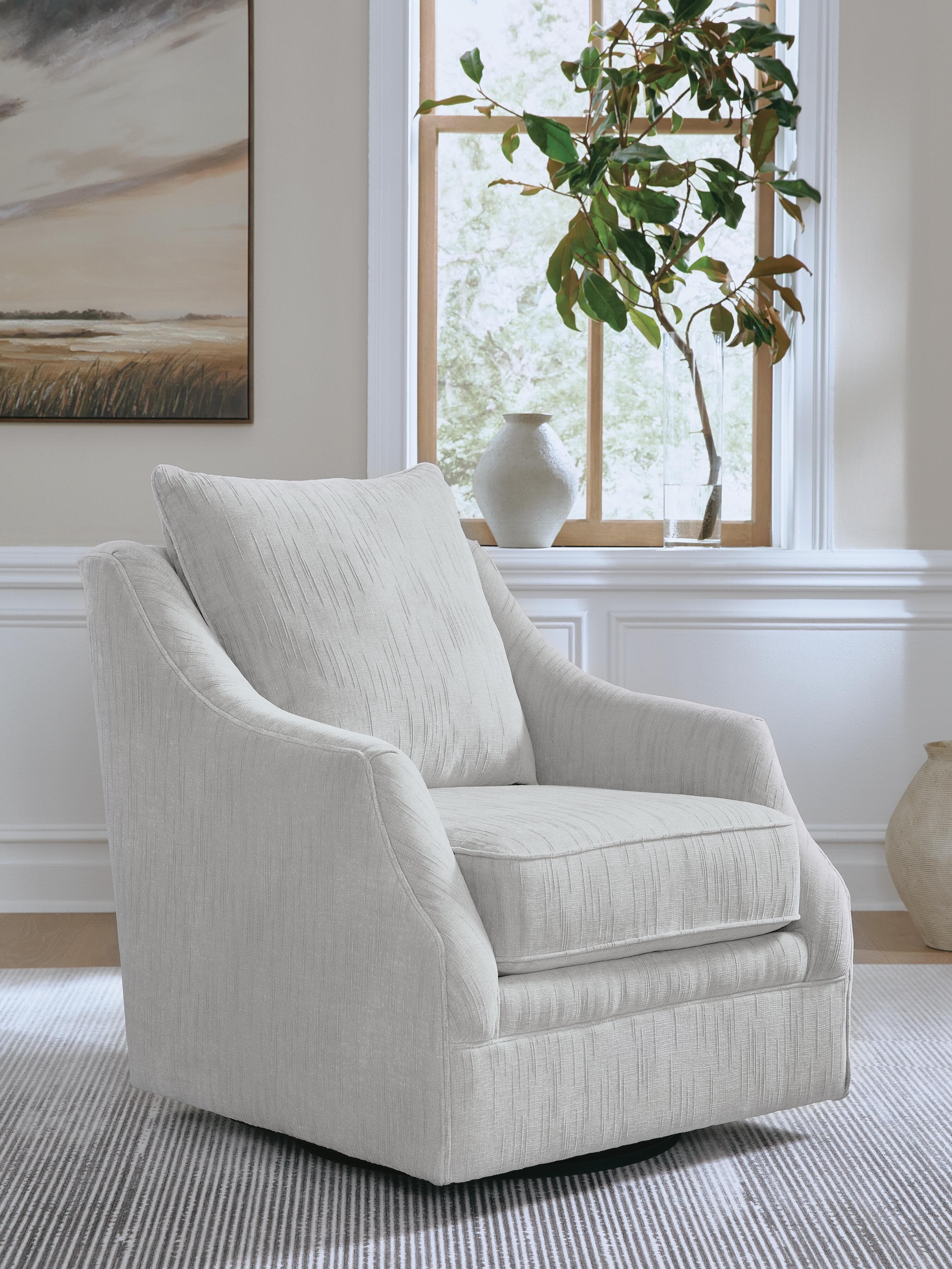 Gubbins Swivel Accent Chair — Gray — view 2