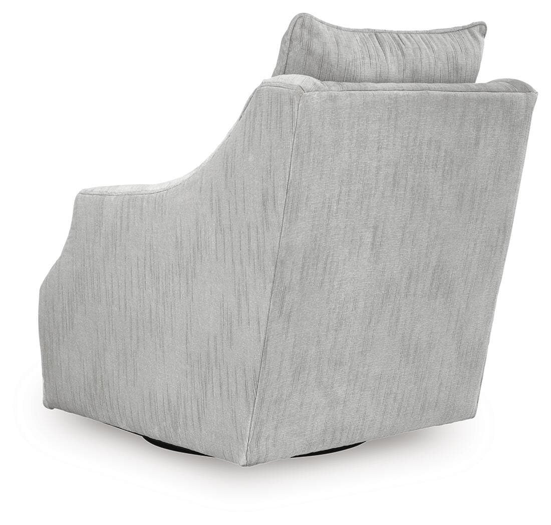Gubbins Swivel Accent Chair — Gray — view 5