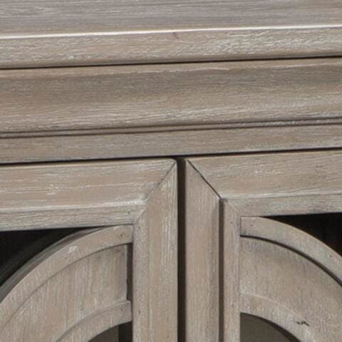 Fossil Ridge Accent Cabinet — Black/Gray & Brown/Beige — view 4