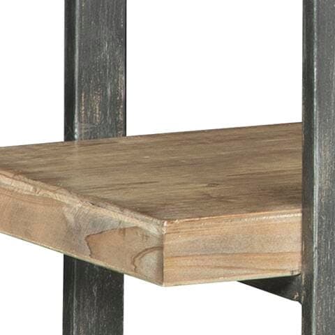 Forestmin Bookcase — Black/Gray & Brown/Beige — view 4