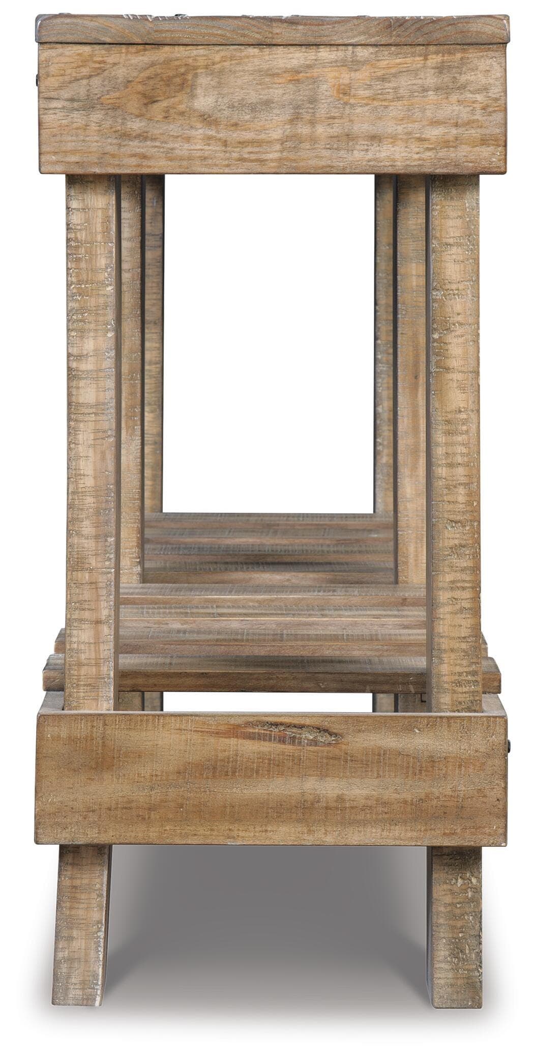 Susandeer Sofa/Console Table — Brown/Beige — view 5