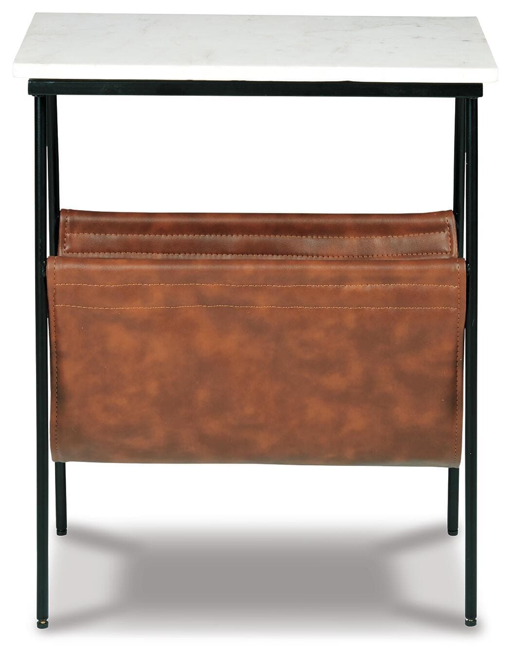 Etanbury Accent Table — White, Black/Gray & Brown/Beige — view 3