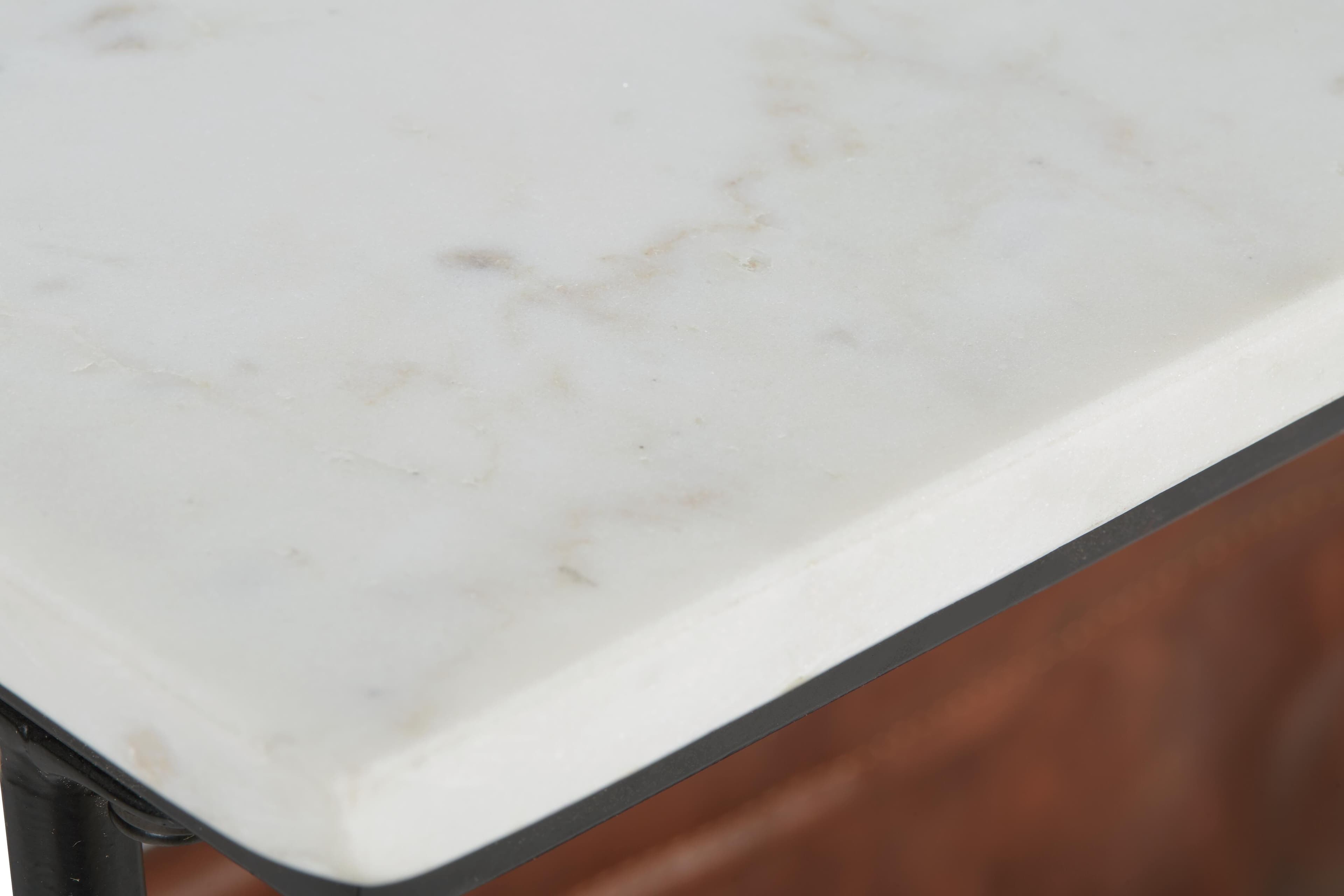 Etanbury Accent Table — White, Black/Gray & Brown/Beige — view 5