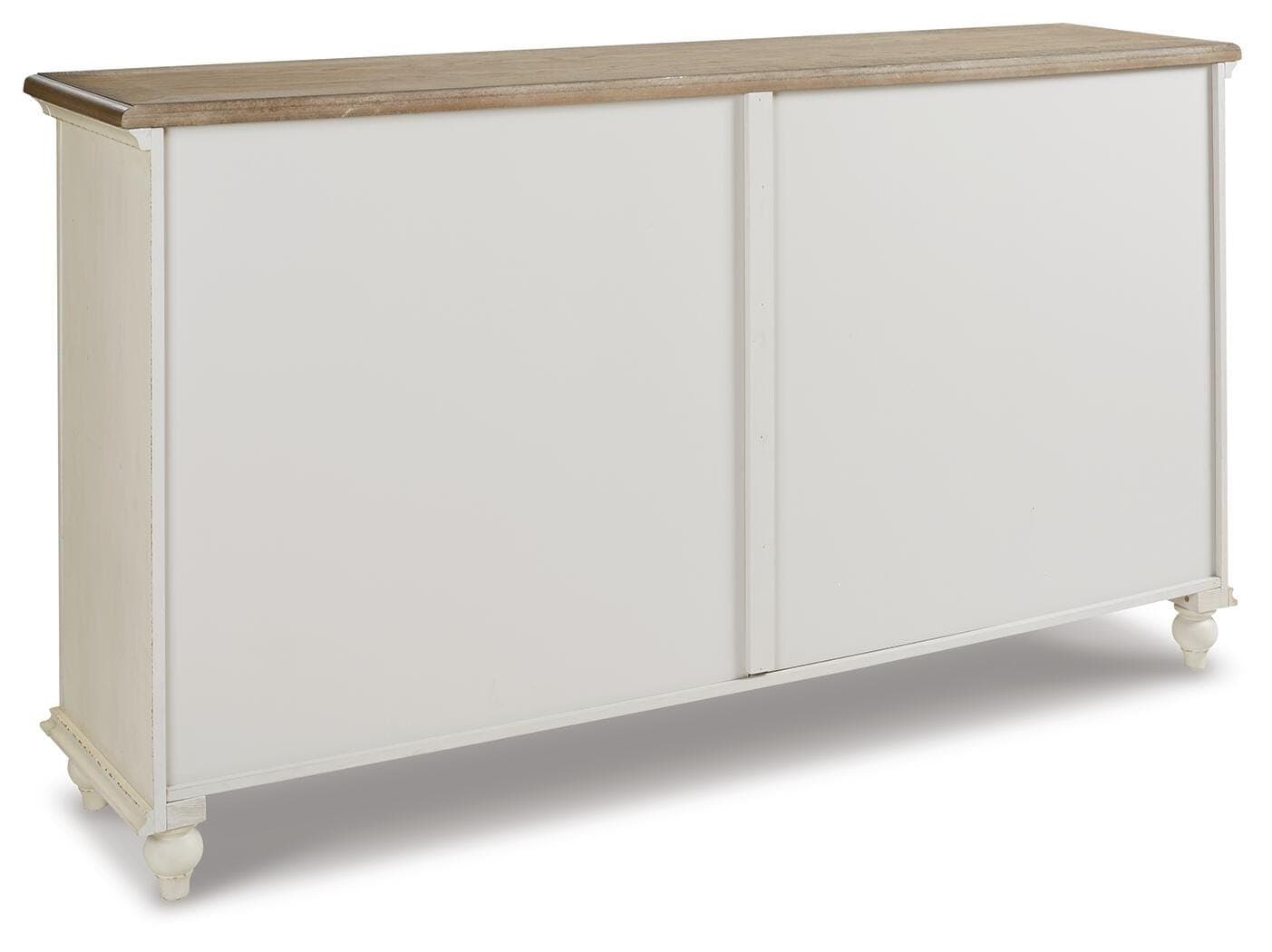 Roranville Accent Cabinet — White & Brown/Beige — view 7