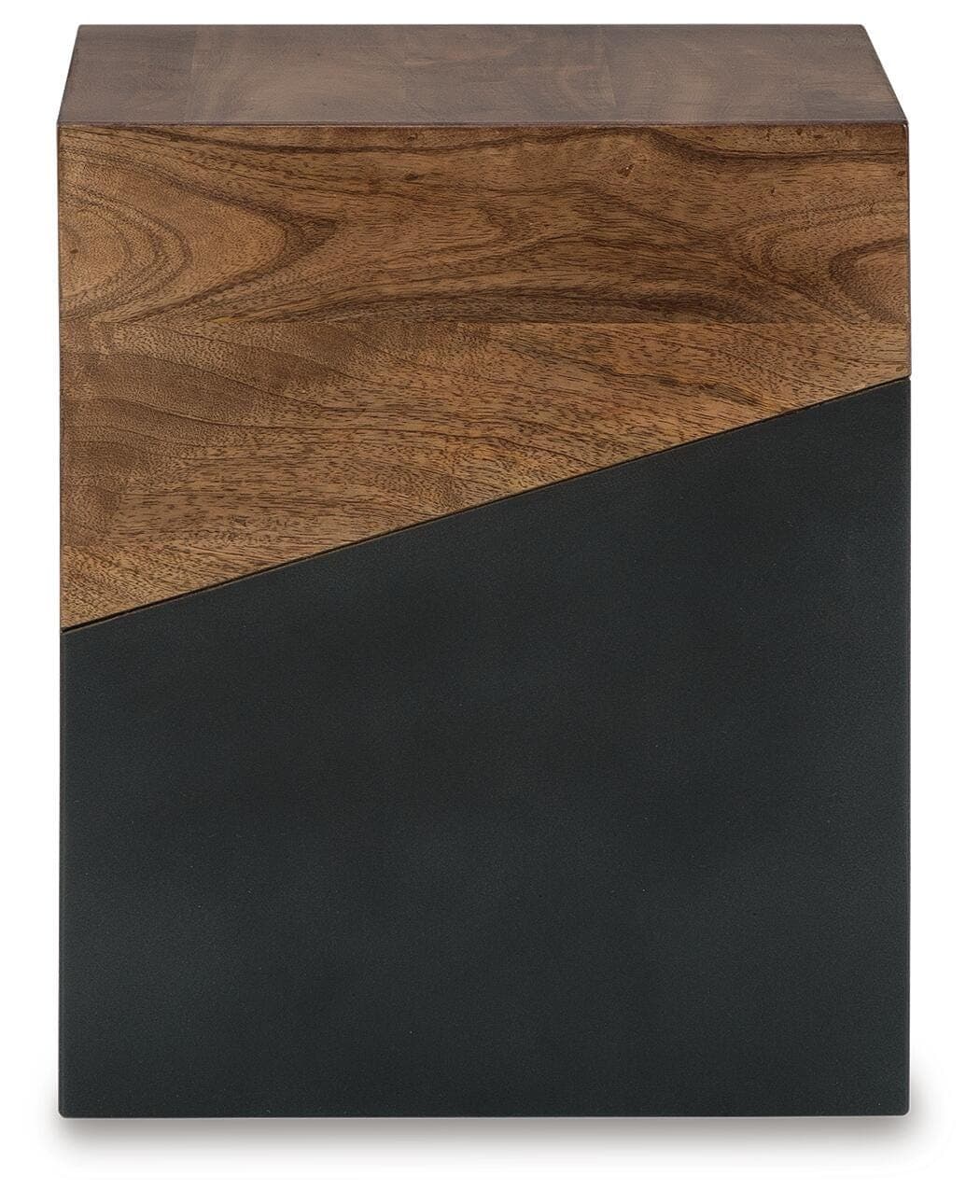 Trailbend Accent Table — Black/Gray & Brown/Beige — view 5