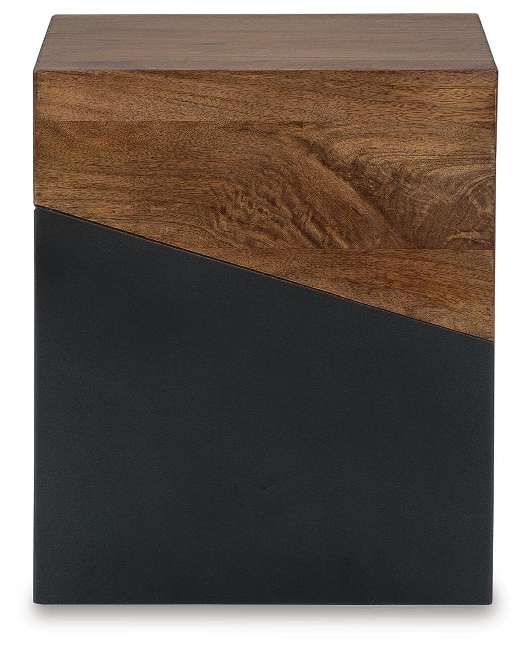Trailbend Accent Table — Black/Gray & Brown/Beige — view 3