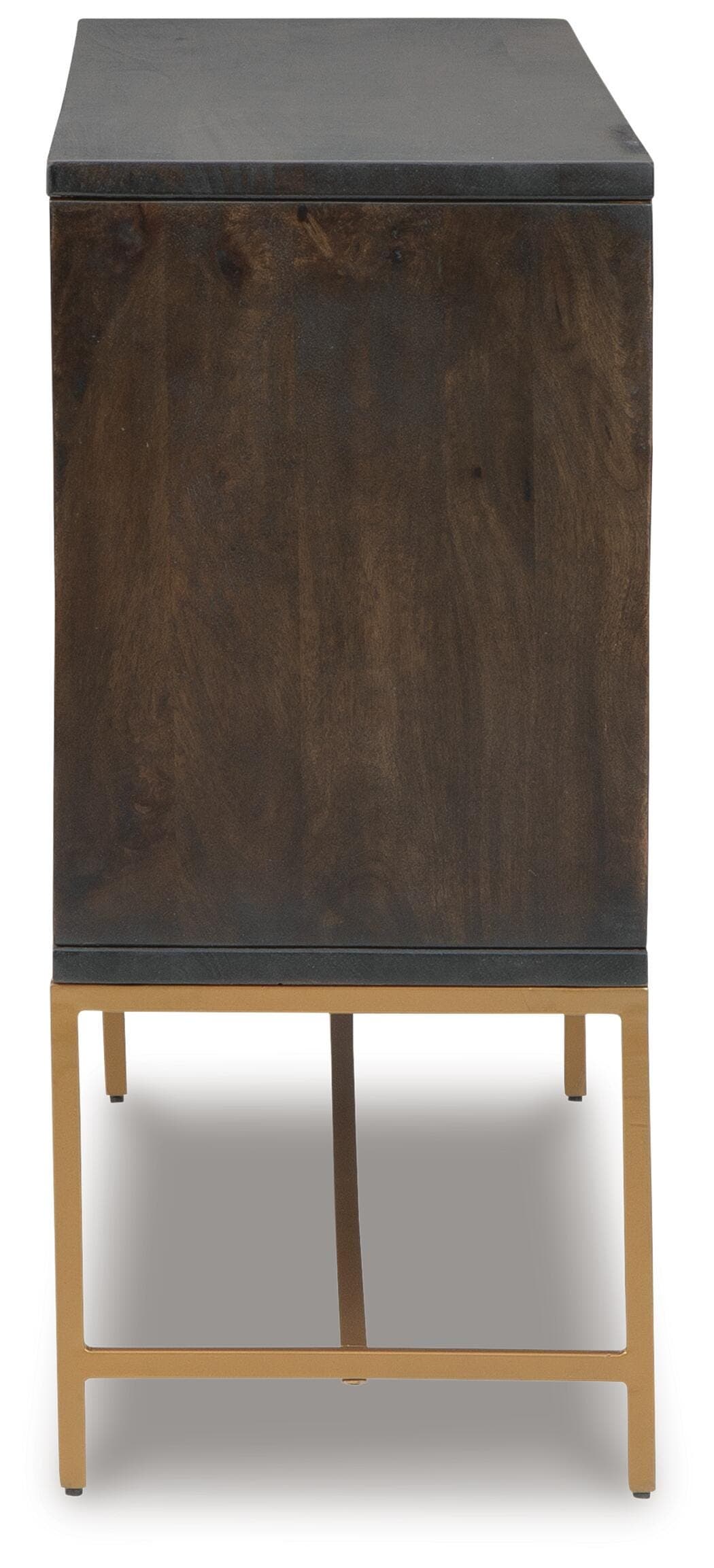 Elinmore Accent Cabinet — Metallic & Brown/Beige — view 4