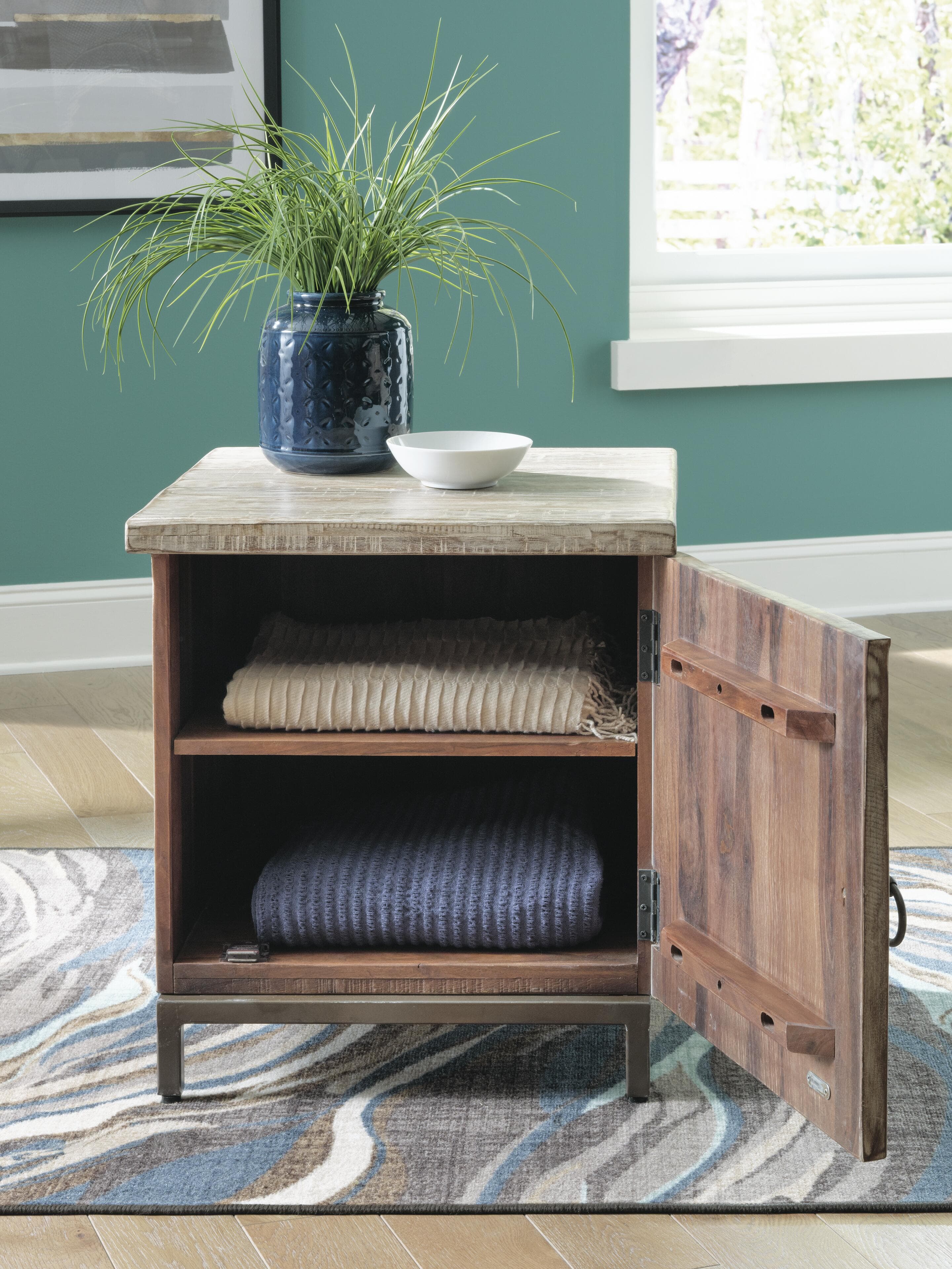 Laddford Accent Cabinet — Natural — view 7