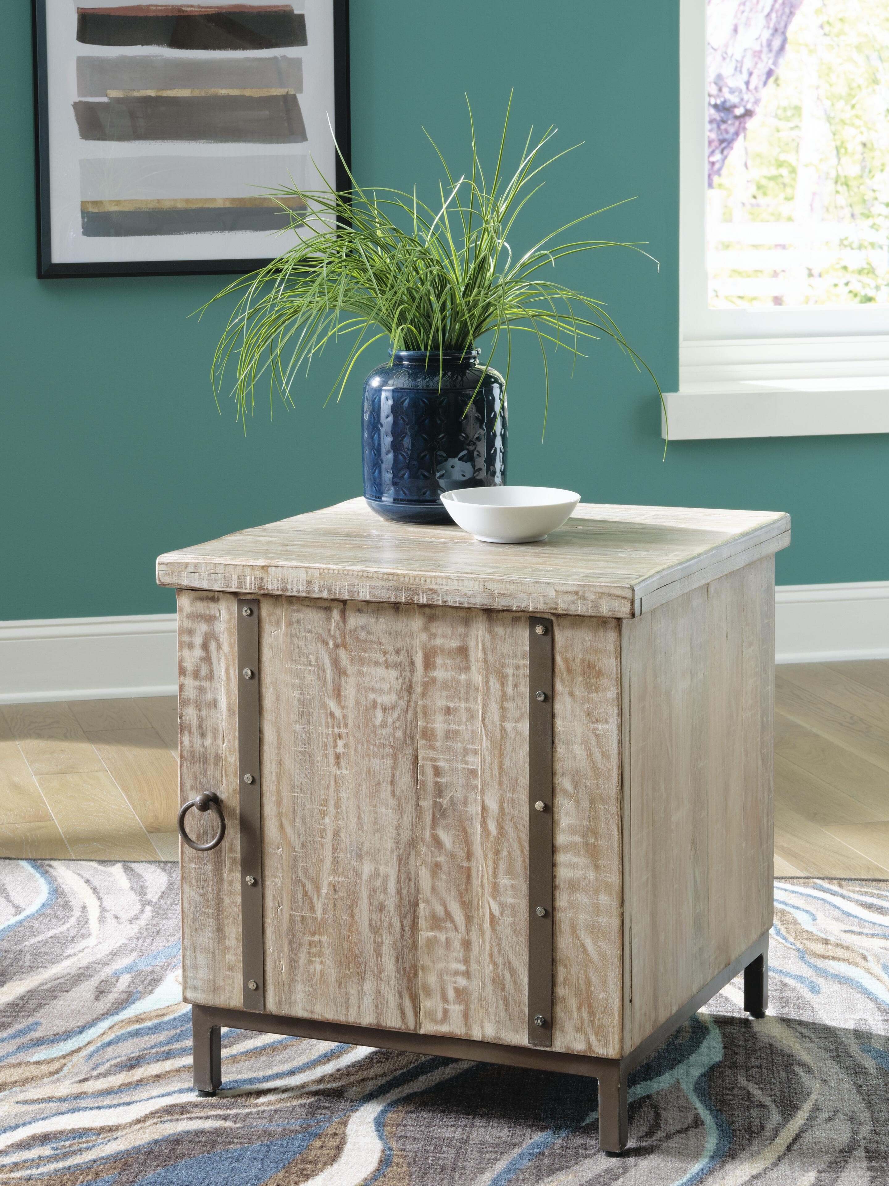 Laddford Accent Cabinet — Natural — view 2