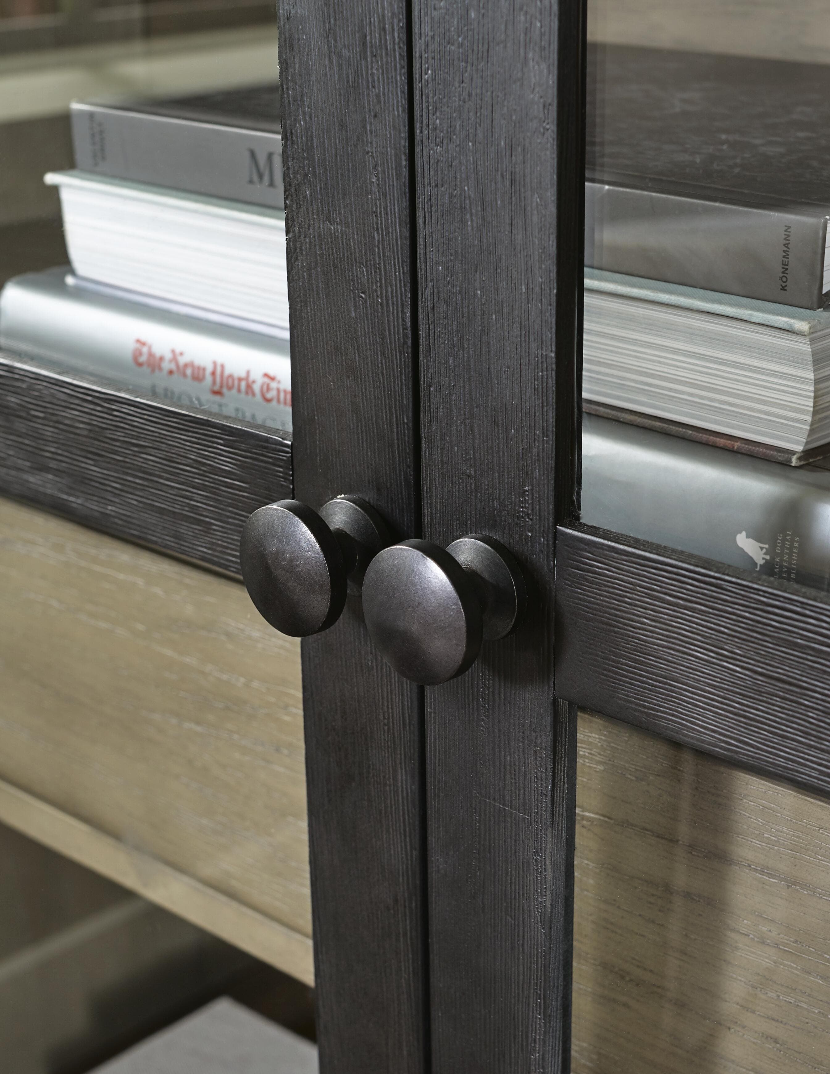 Lenston Accent Cabinet — Black/Gray — view 6