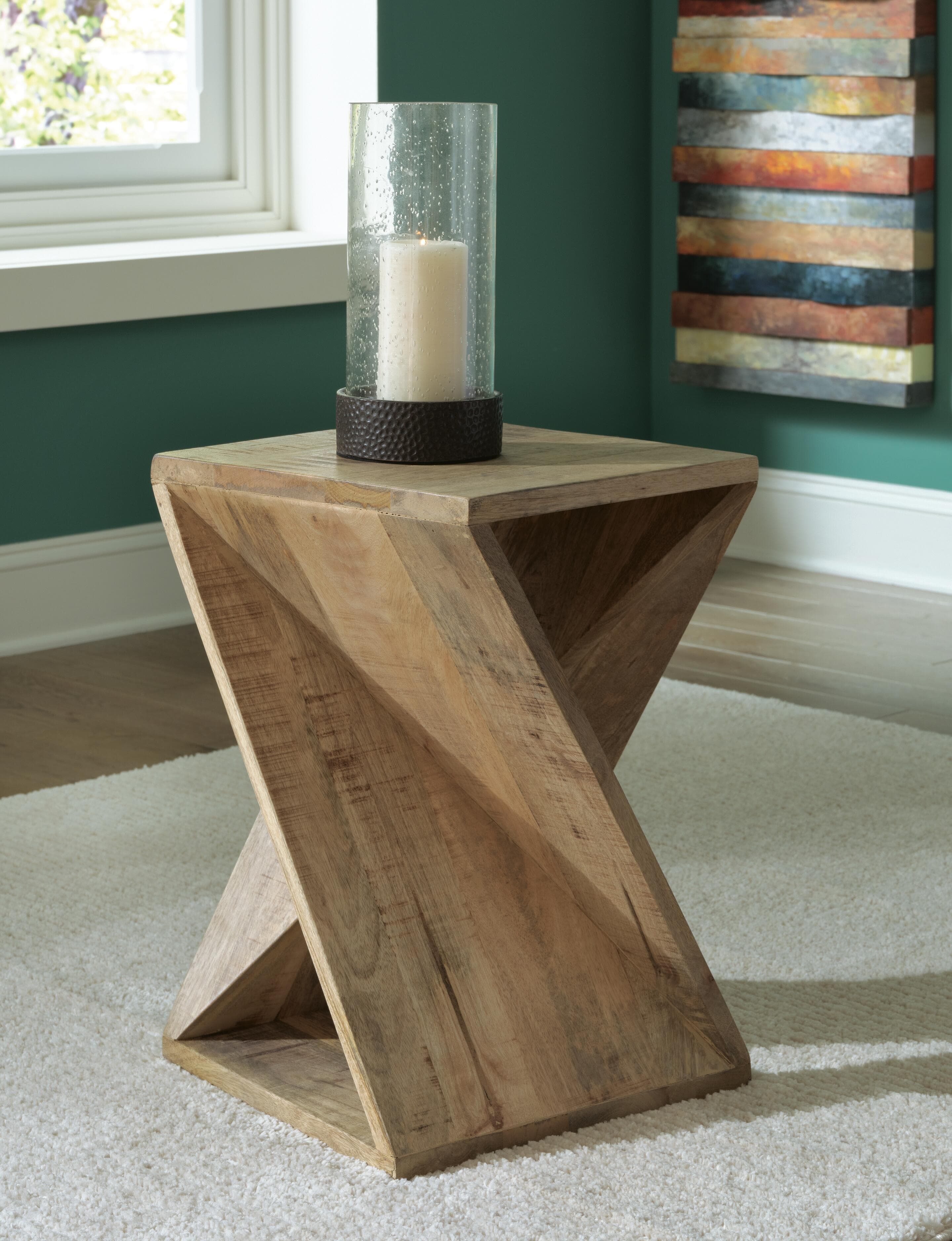 Zalemont Accent Table — Brown/Beige — view 2