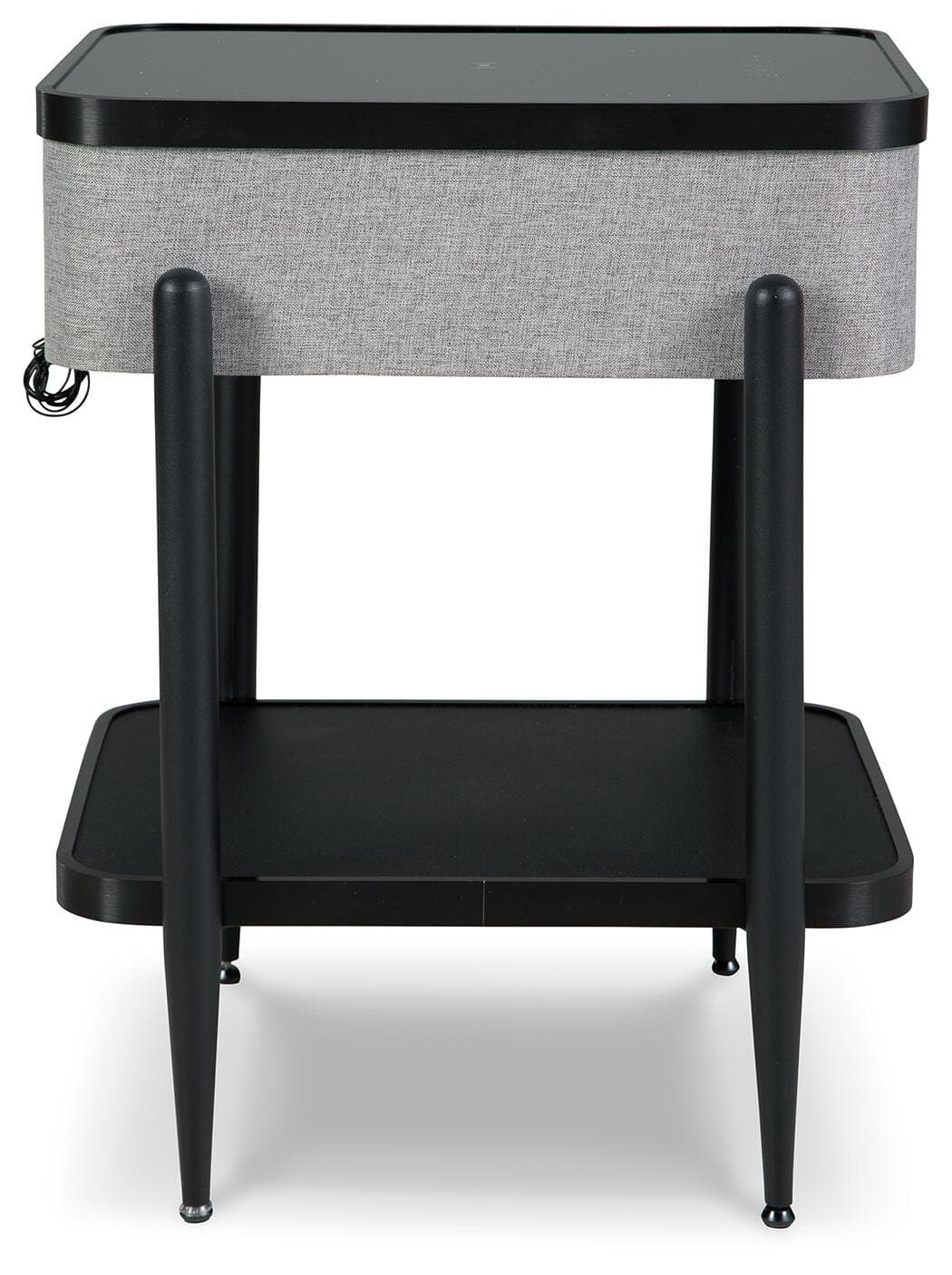 Jorvalee Accent Table with Speaker — Black/Gray — view 4