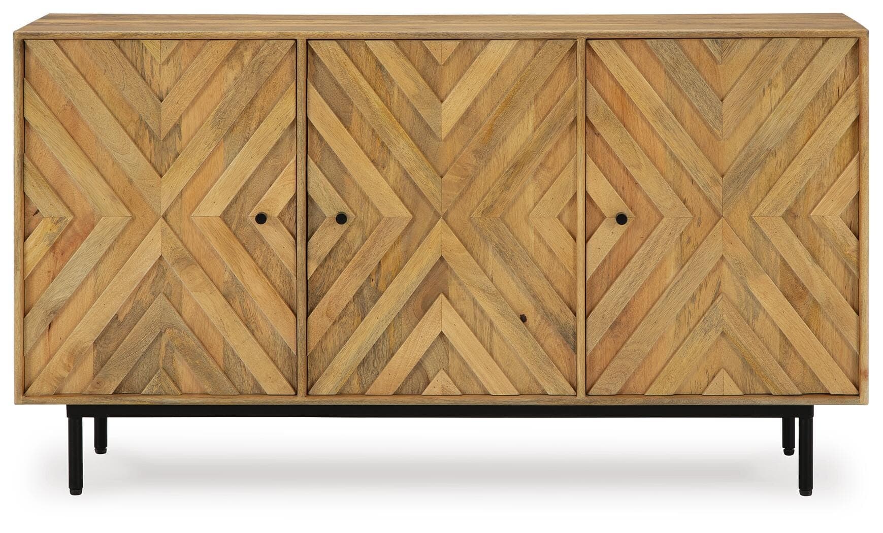 Cadewick Accent Cabinet — Brown/Beige — view 4