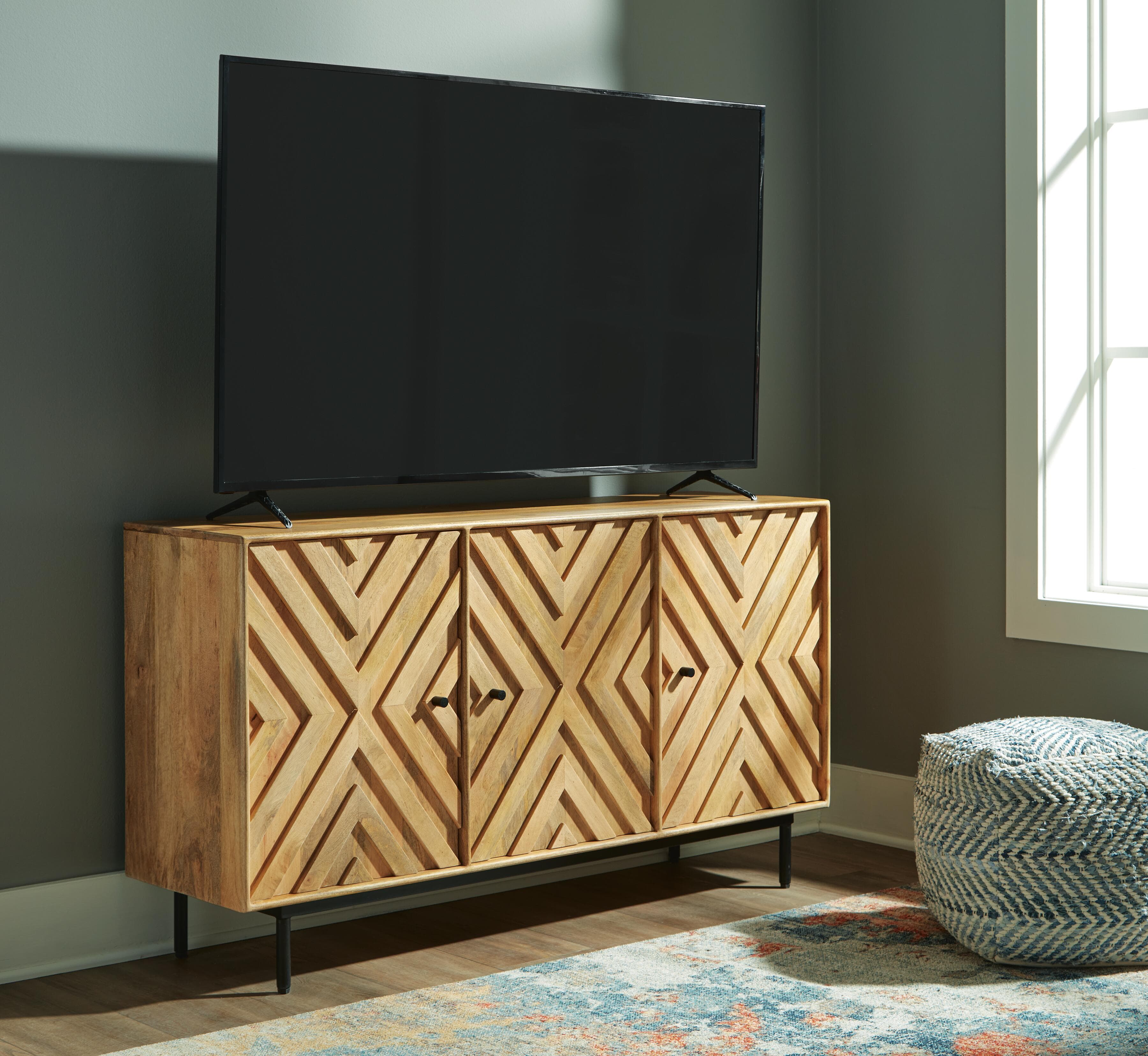 Cadewick Accent Cabinet — Brown/Beige — view 6