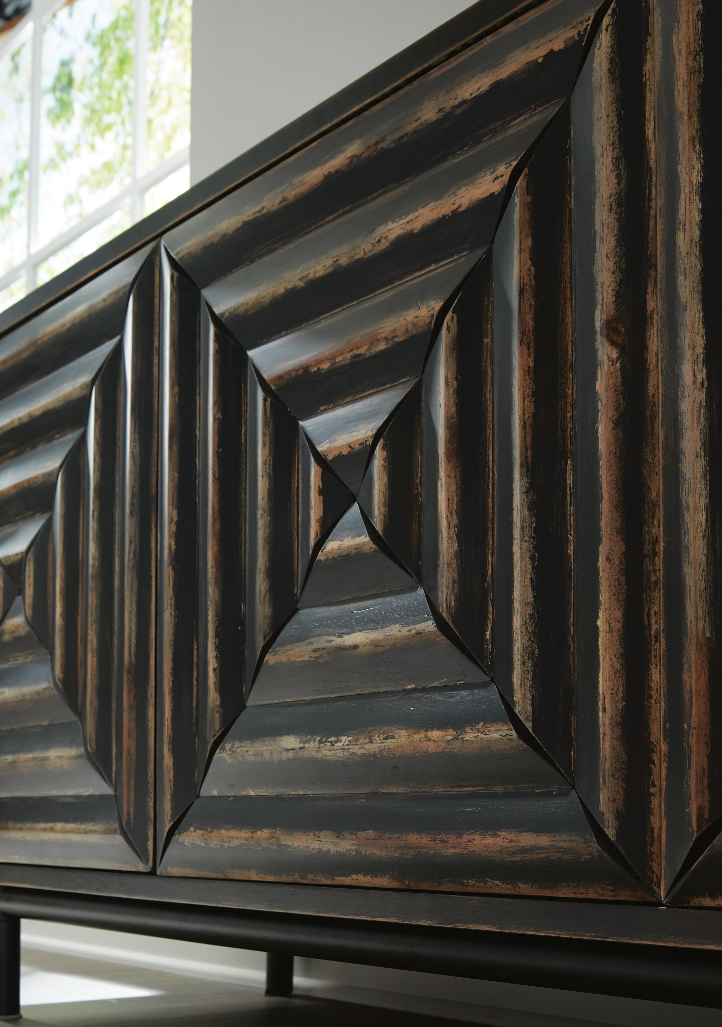 Fair Ridge Accent Cabinet — Black/Gray — view 7