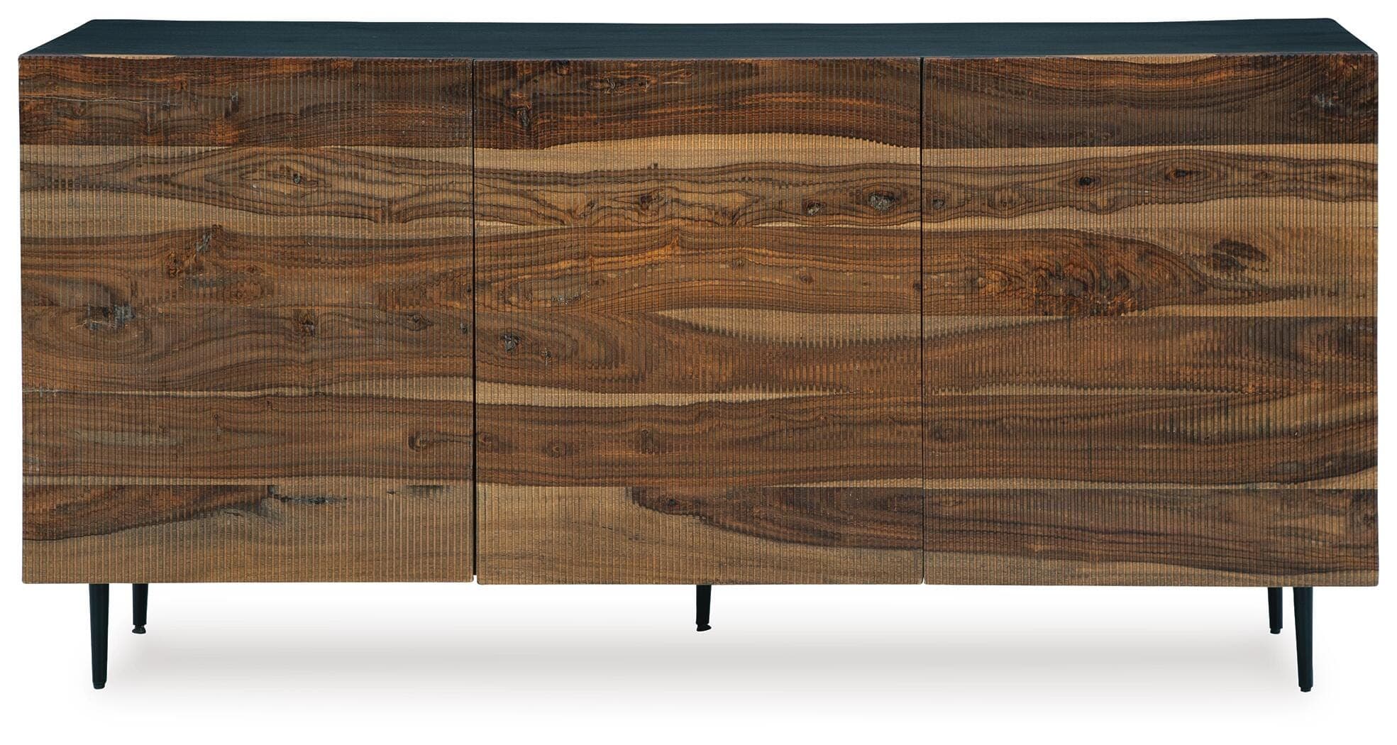 Darrey Accent Cabinet — Black/Gray & Brown/Beige — view 4