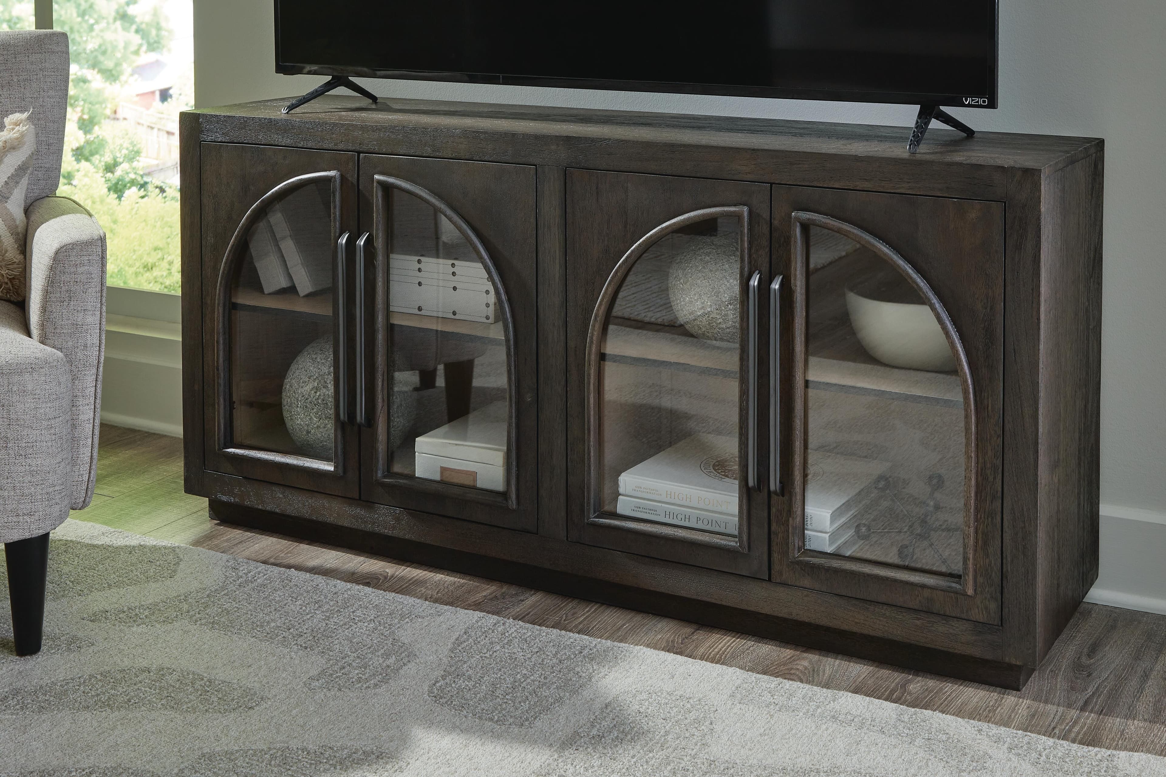 Dreley Accent Cabinet — Brown/Beige — view 6