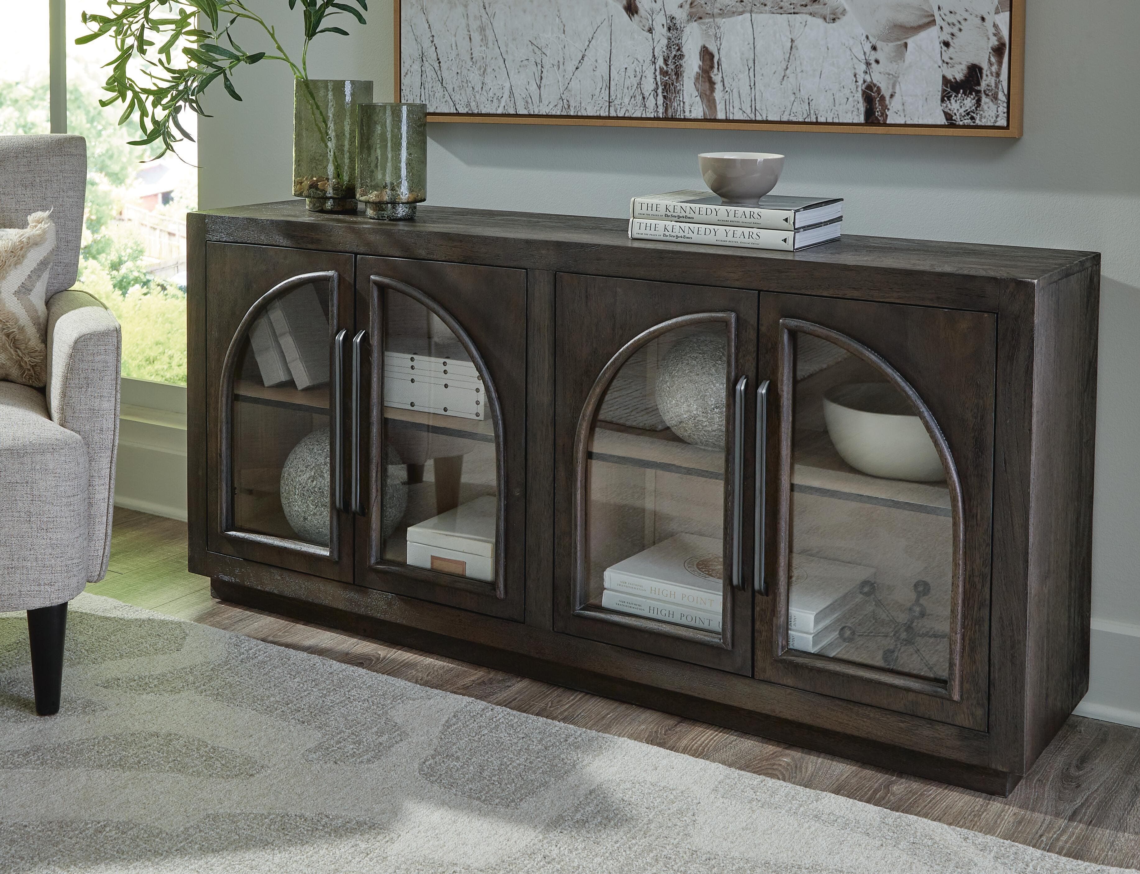 Dreley Accent Cabinet — Brown/Beige — view 2