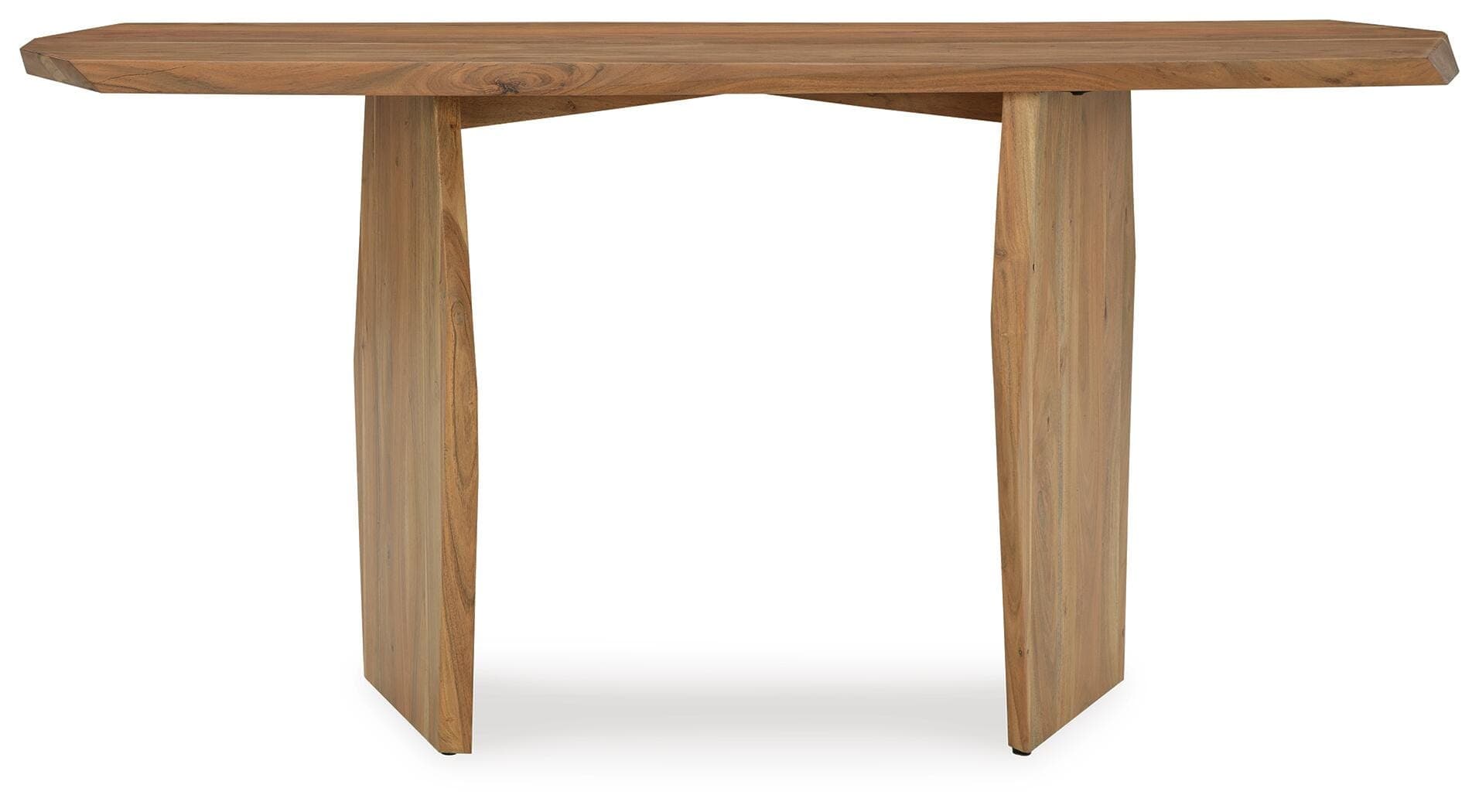 Holward Console Sofa Table — Brown/Beige — view 3