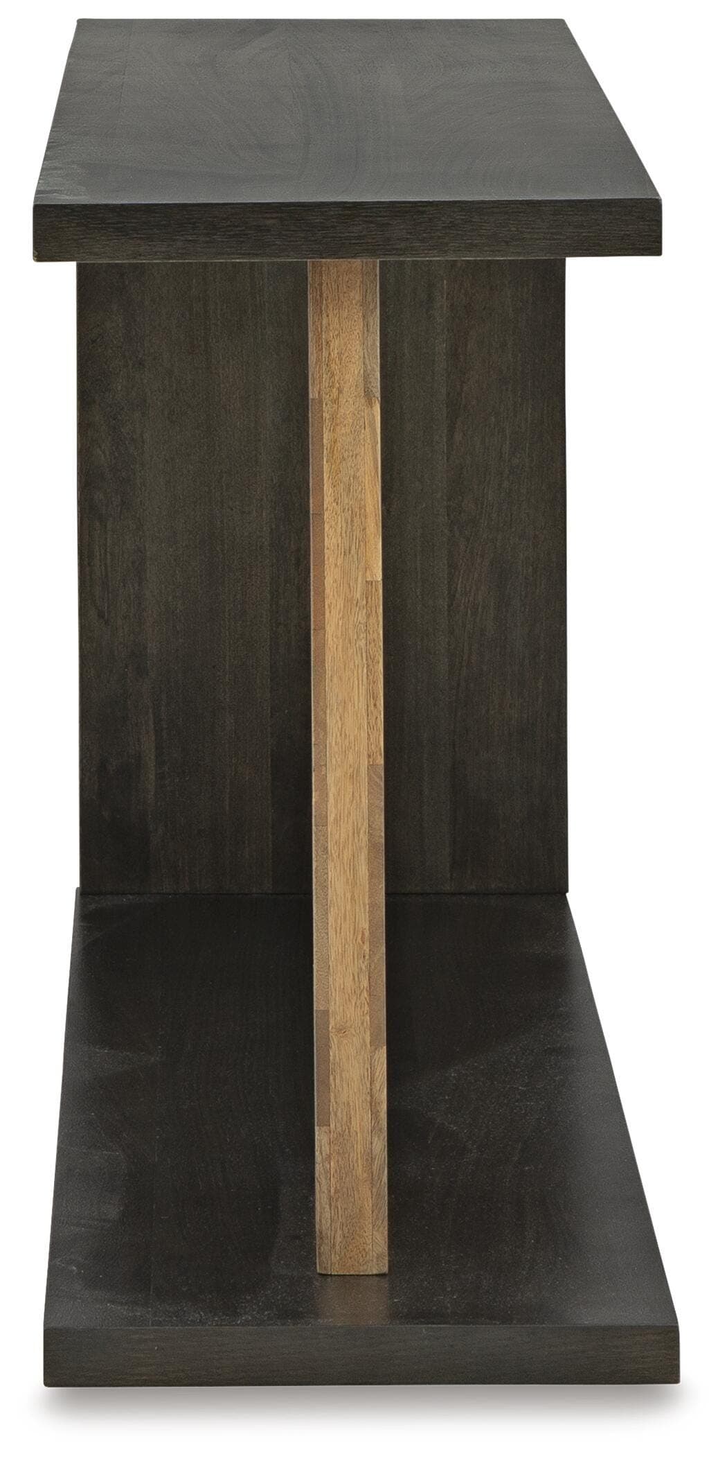 Camlett Console Sofa Table — Brown/Beige — view 5