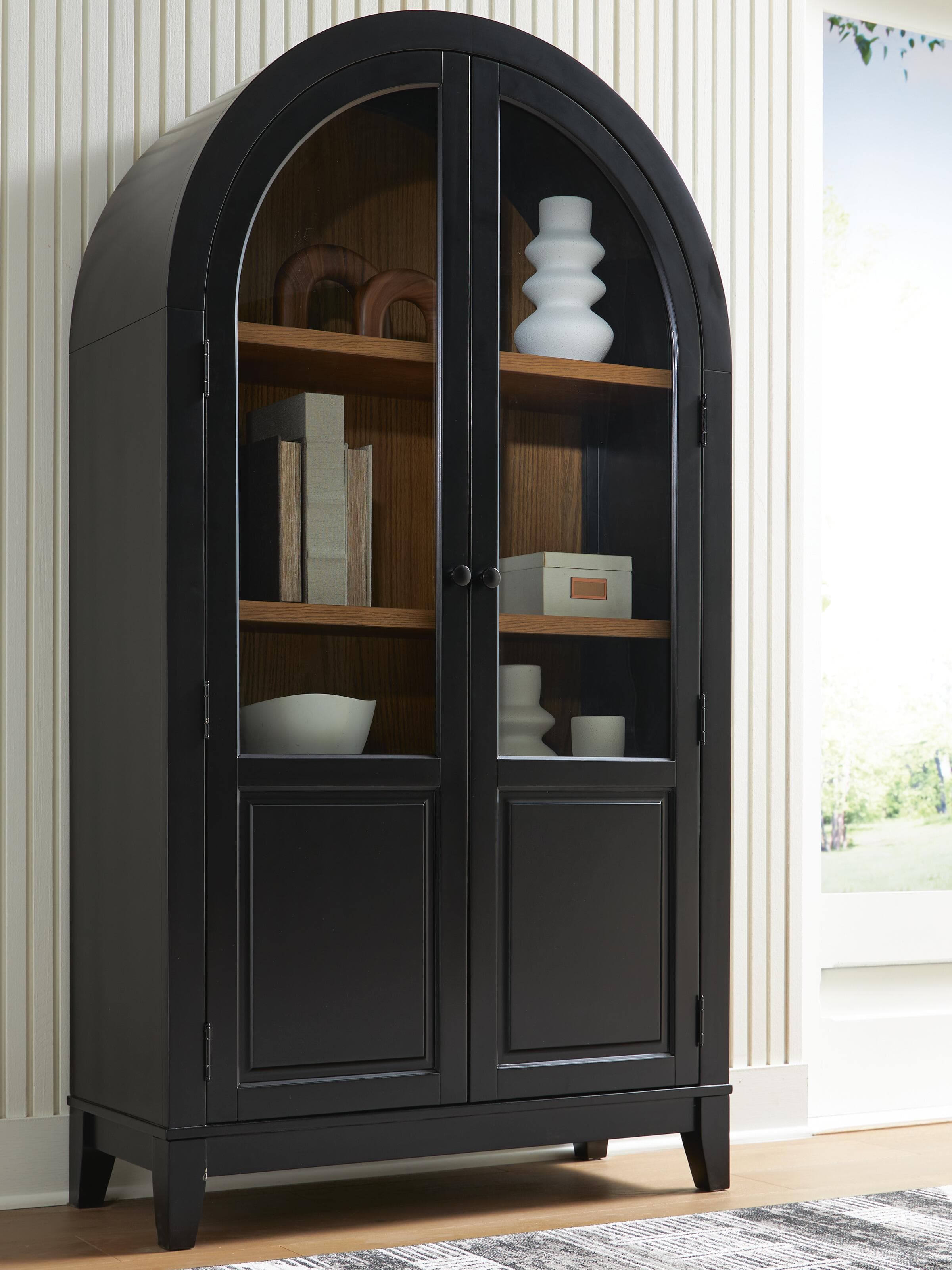 Dagandale Accent Cabinet — Black/Gray — view 2