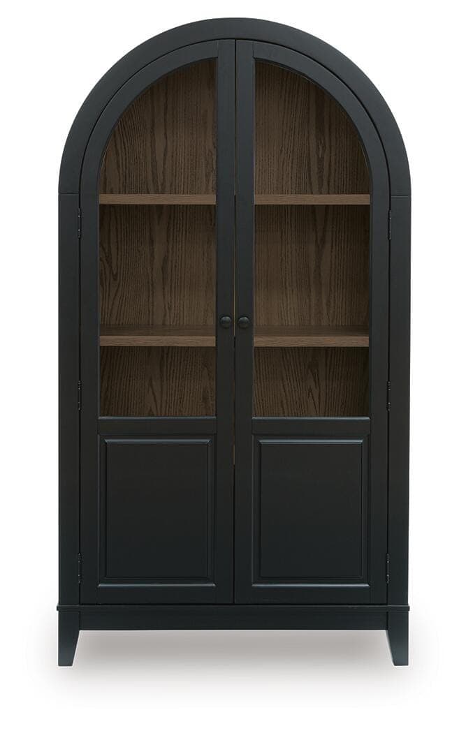 Dagandale Accent Cabinet — Black/Gray — view 3