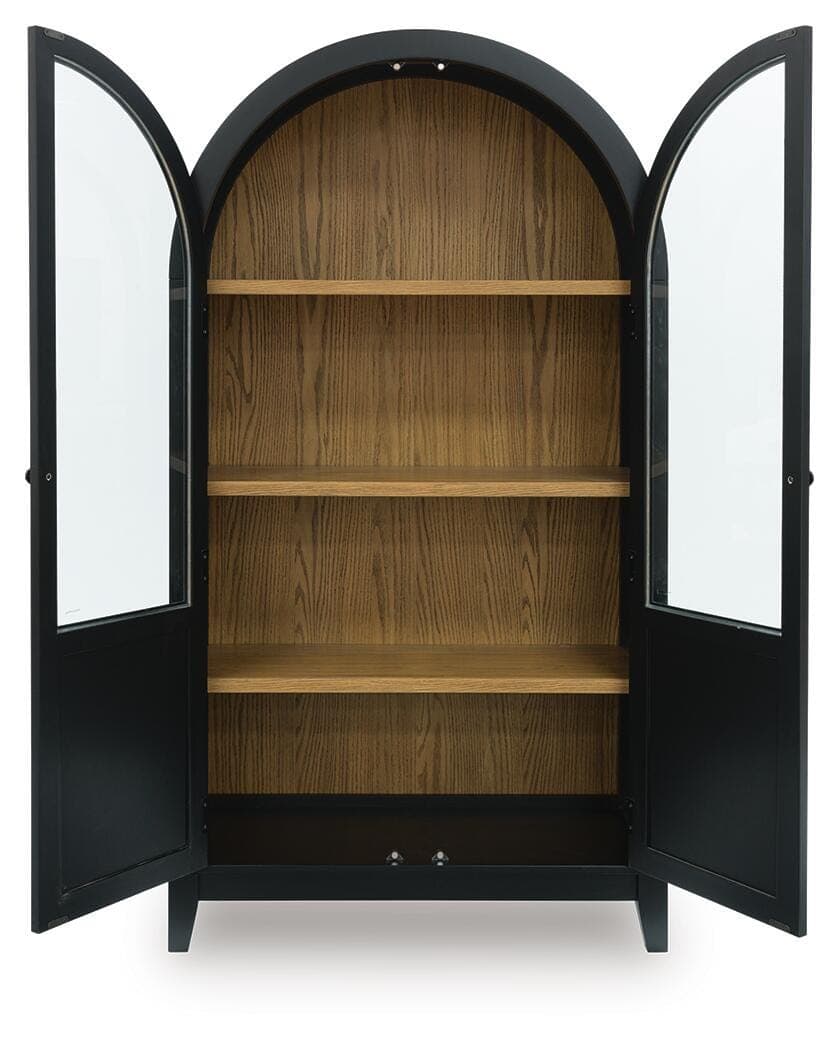 Dagandale Accent Cabinet — Black/Gray — view 4