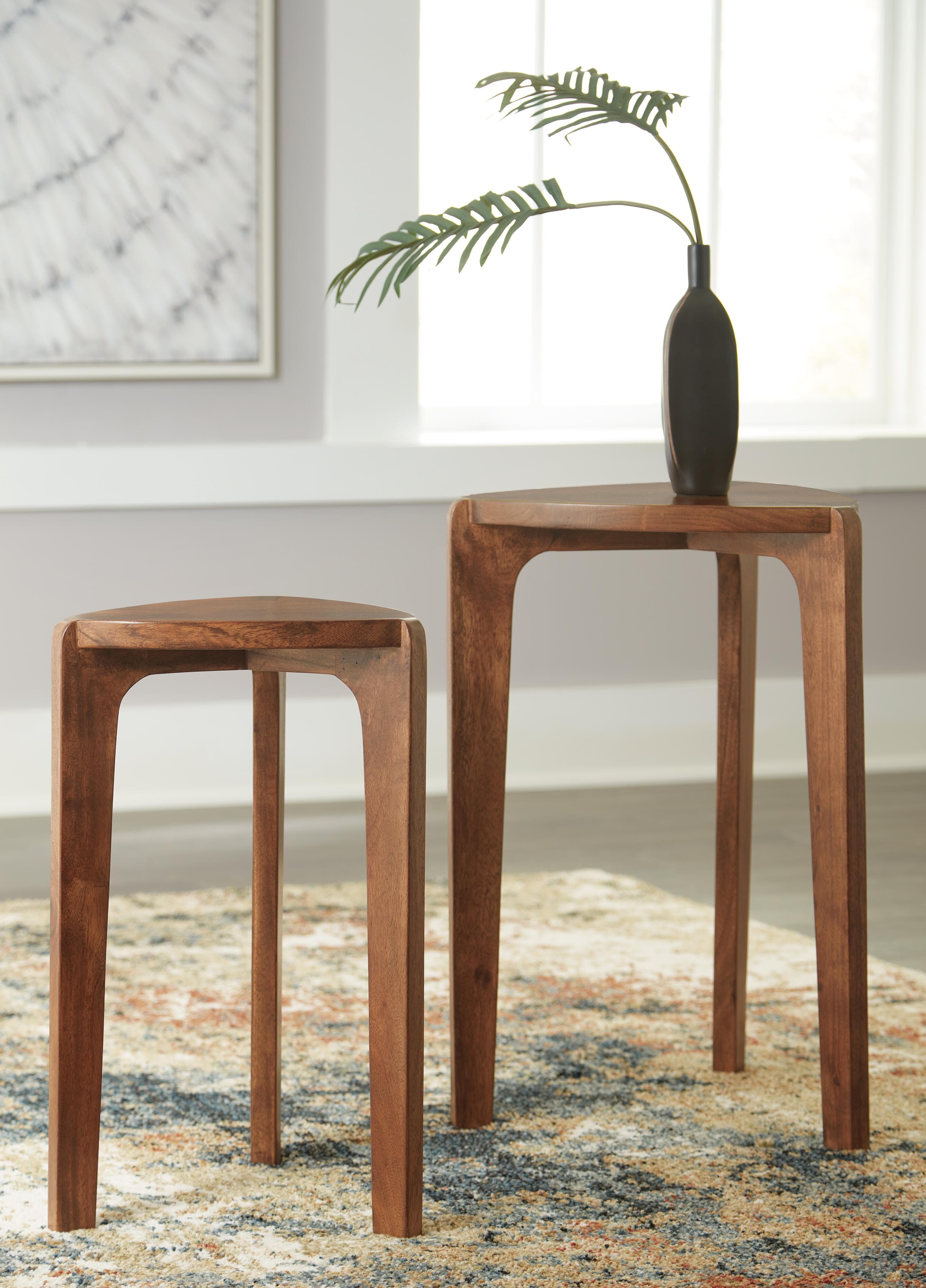 Brynnleigh Accent Table (Set of 2) — Brown/Beige — view 2