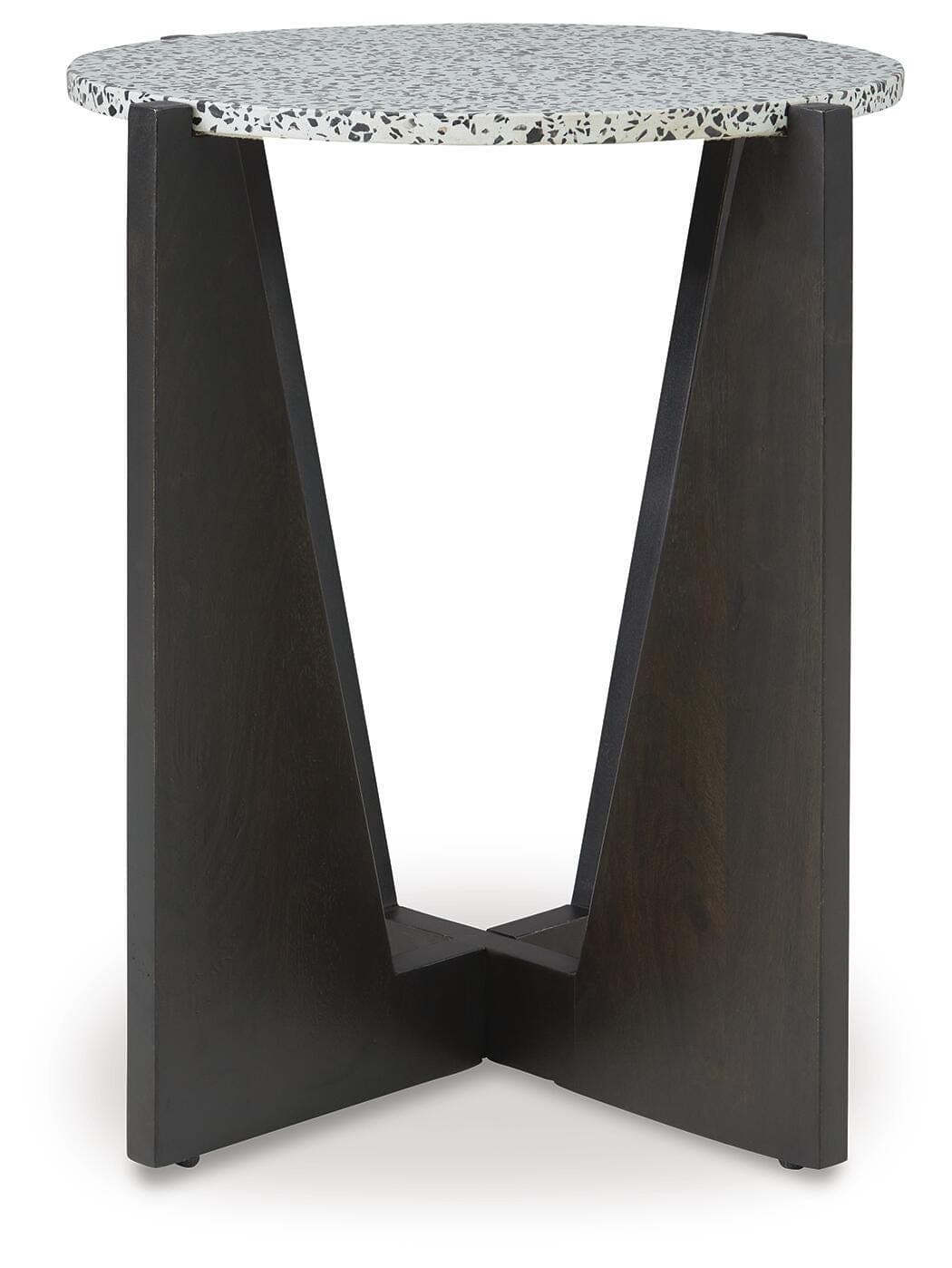 Tellrich Accent Table — Black/Gray — view 3