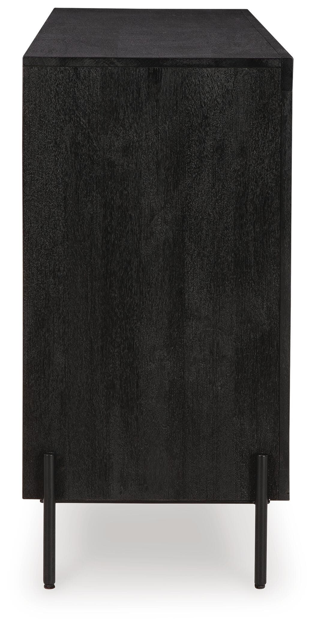 Vallisburg Accent Cabinet — Black/Gray & Brown/Beige — view 5