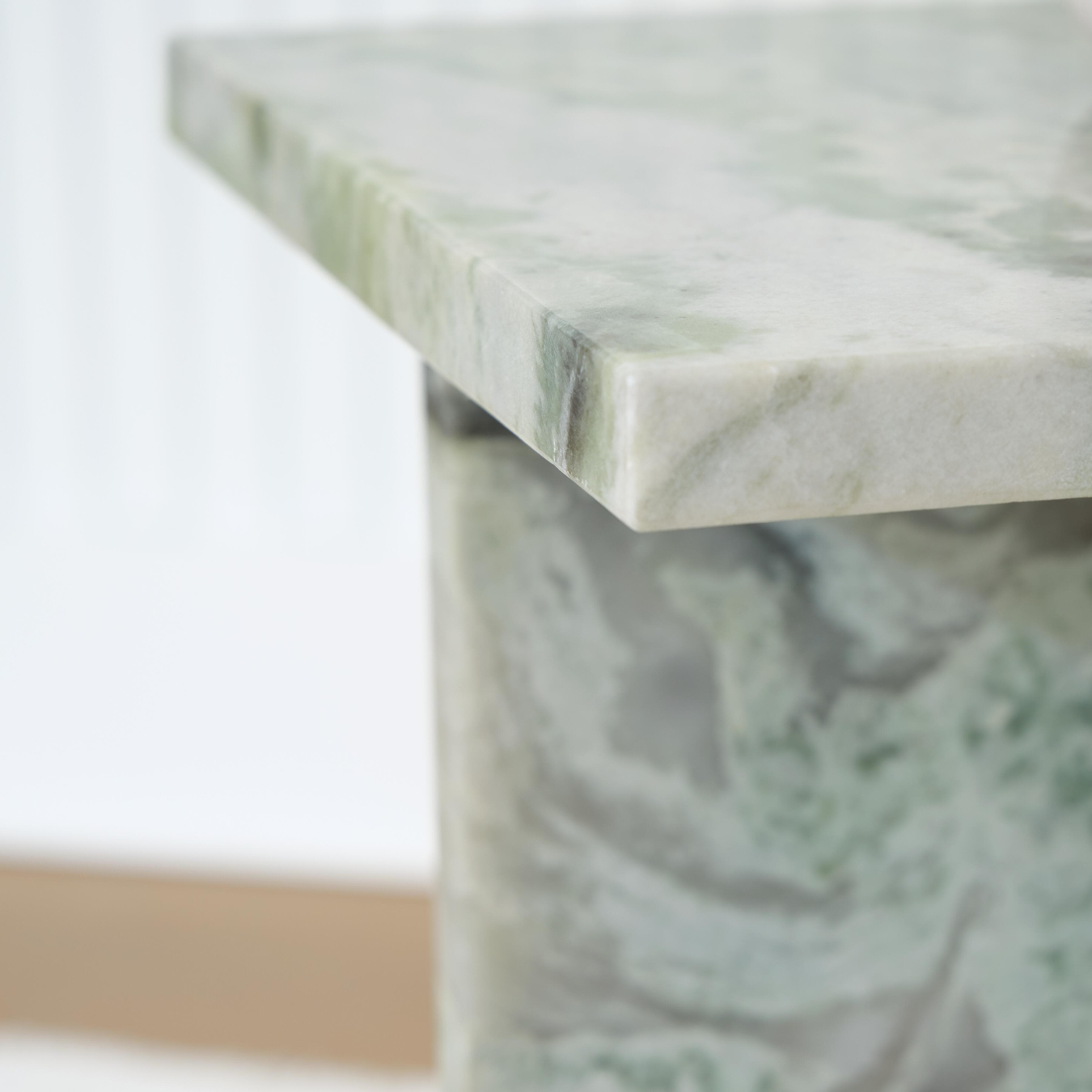 Deaconwell Accent Table — White, Natural & Green — view 4