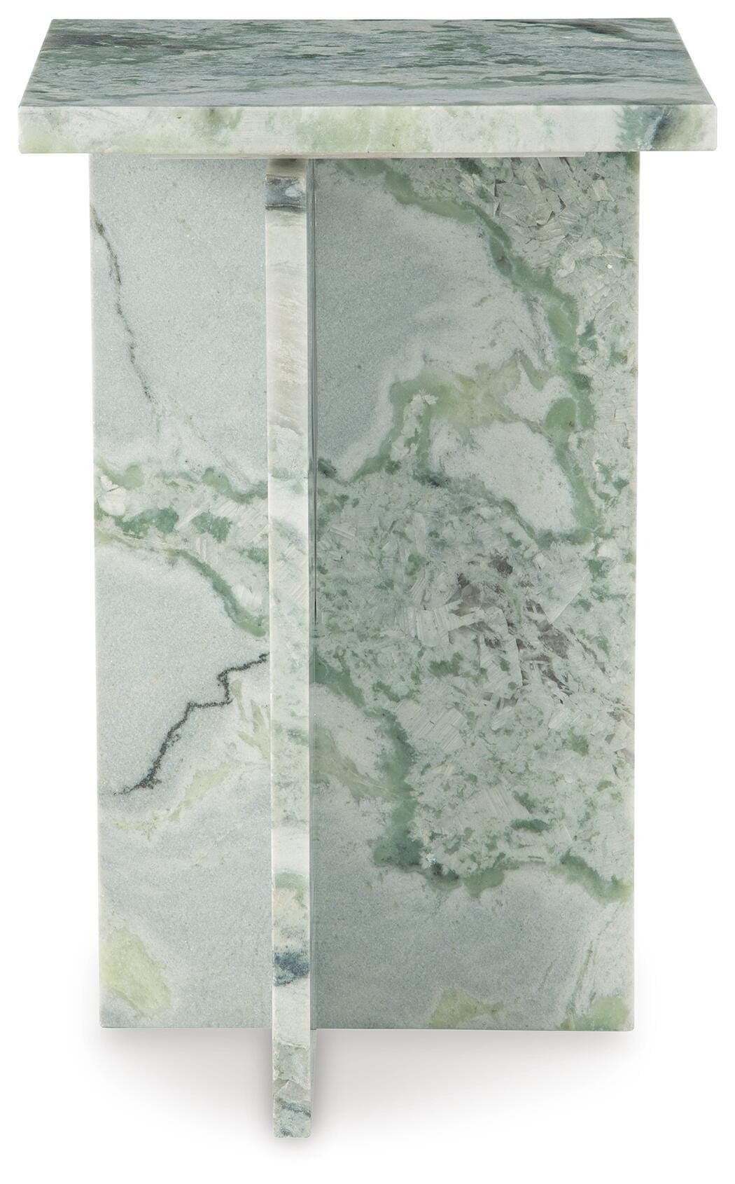 Deaconwell Accent Table — White, Natural & Green — view 3