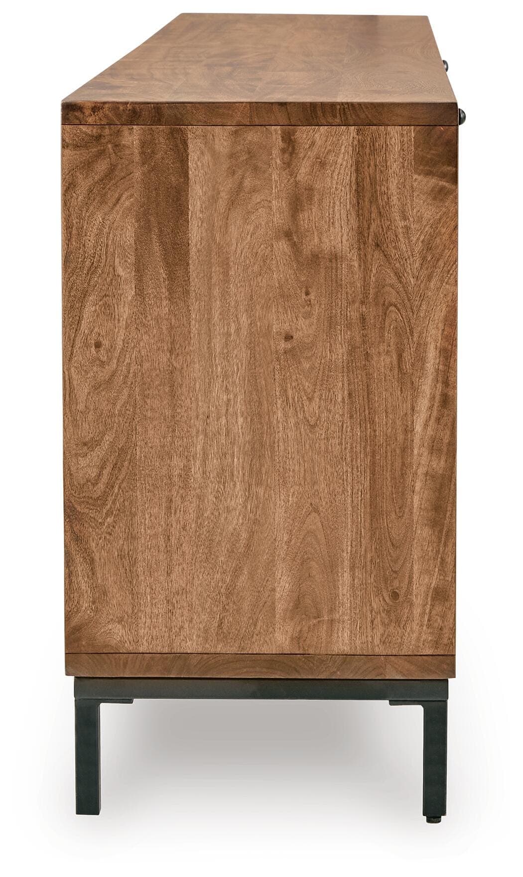 Dorannby Accent Cabinet — Black/Gray & Brown/Beige — view 5