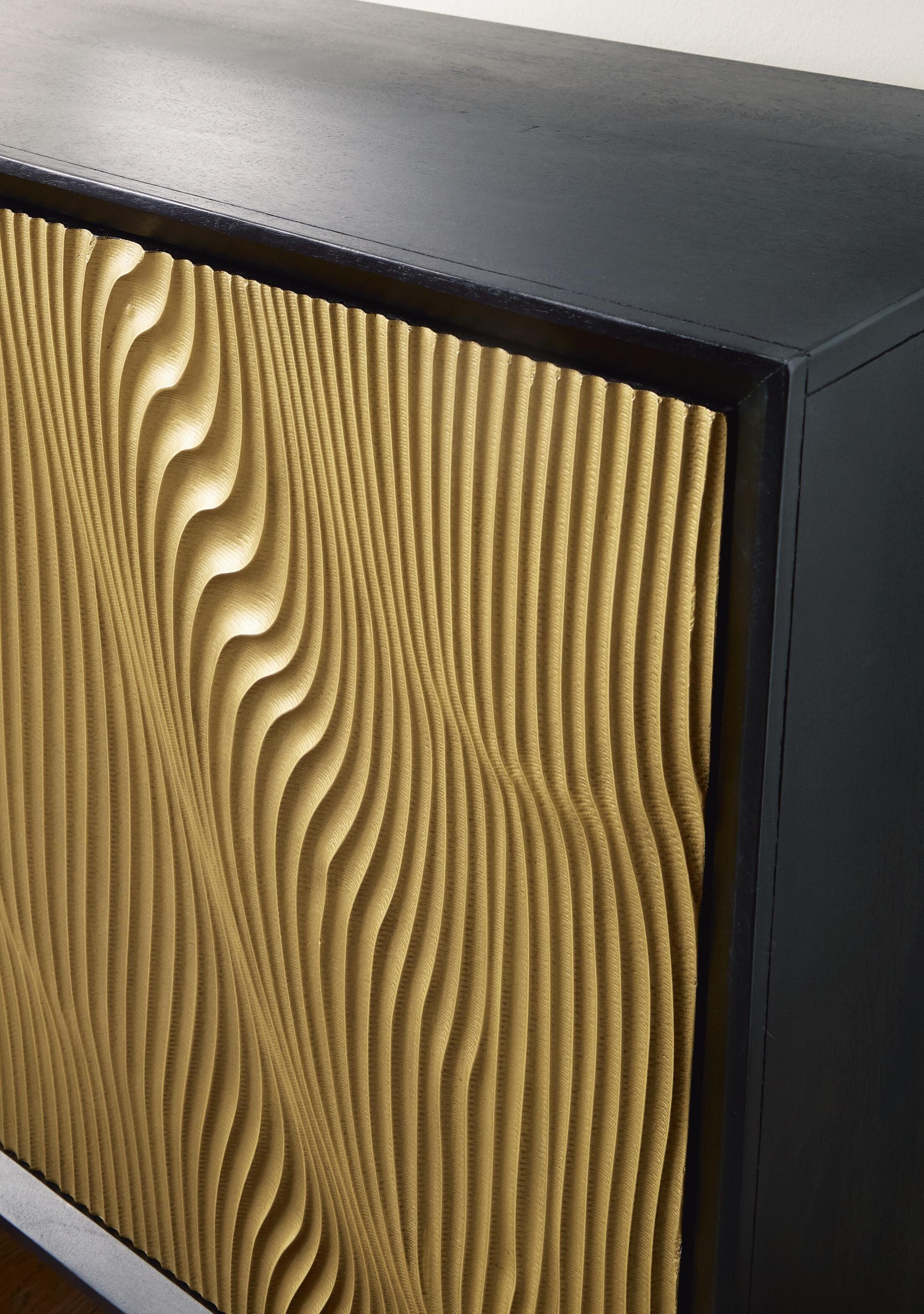 Tayner Accent Cabinet — Black/Gray — view 6