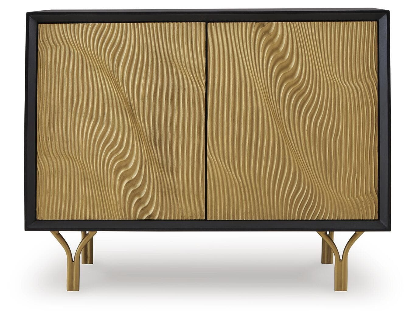Tayner Accent Cabinet — Black/Gray — view 4