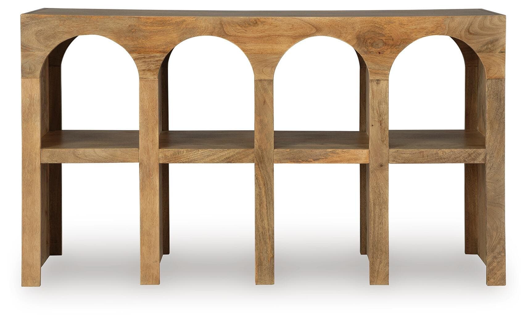 Luzmanacy Console Sofa Table — Natural — view 3