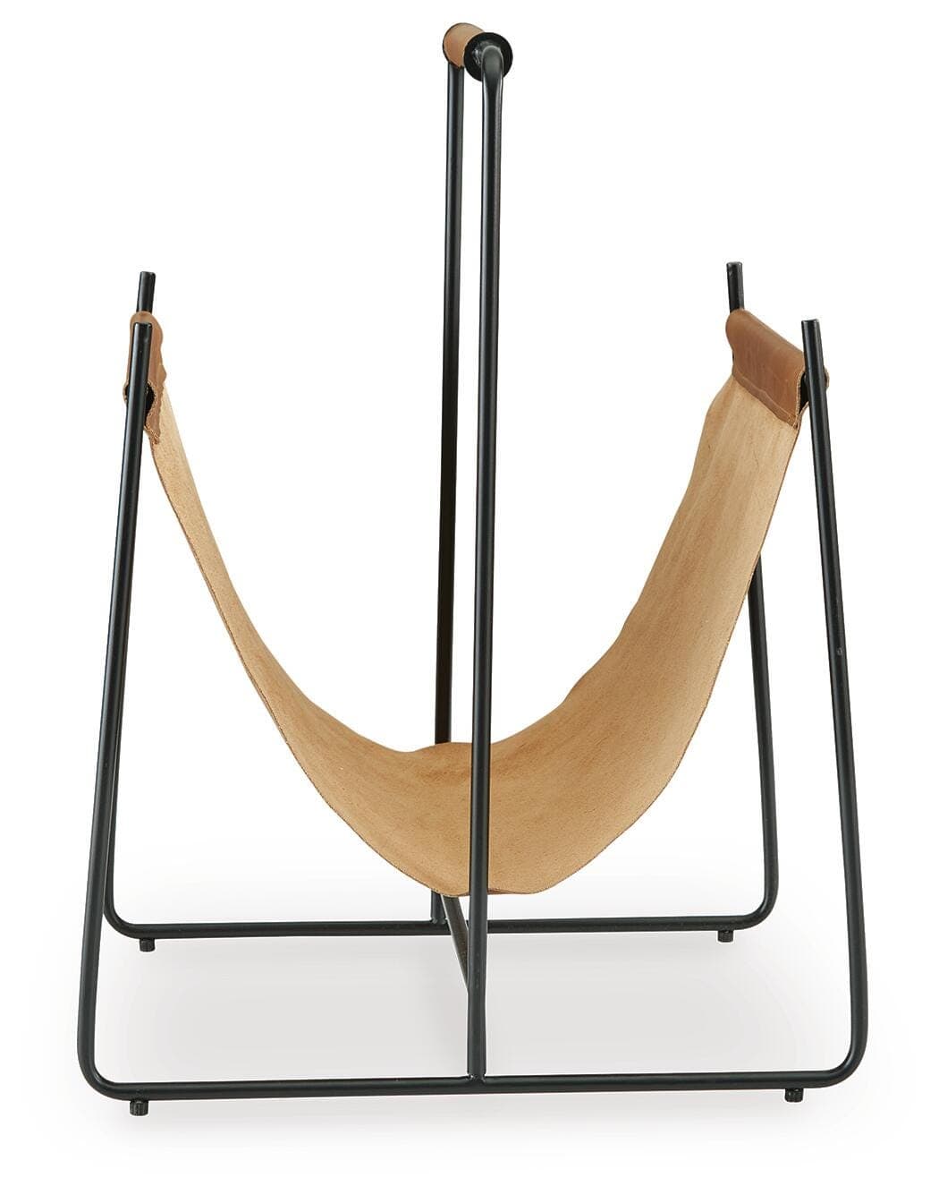 Faronworth Magazine Rack — Black/Gray & Brown/Beige — view 3
