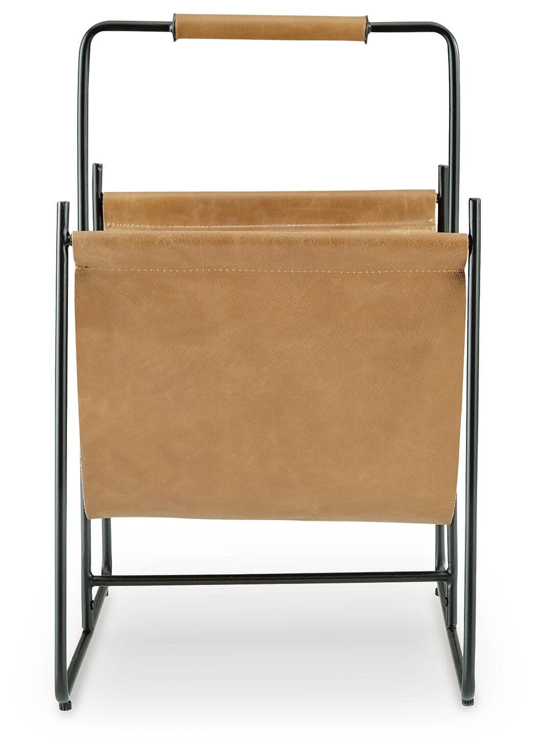 Faronworth Magazine Rack — Black/Gray & Brown/Beige — view 4
