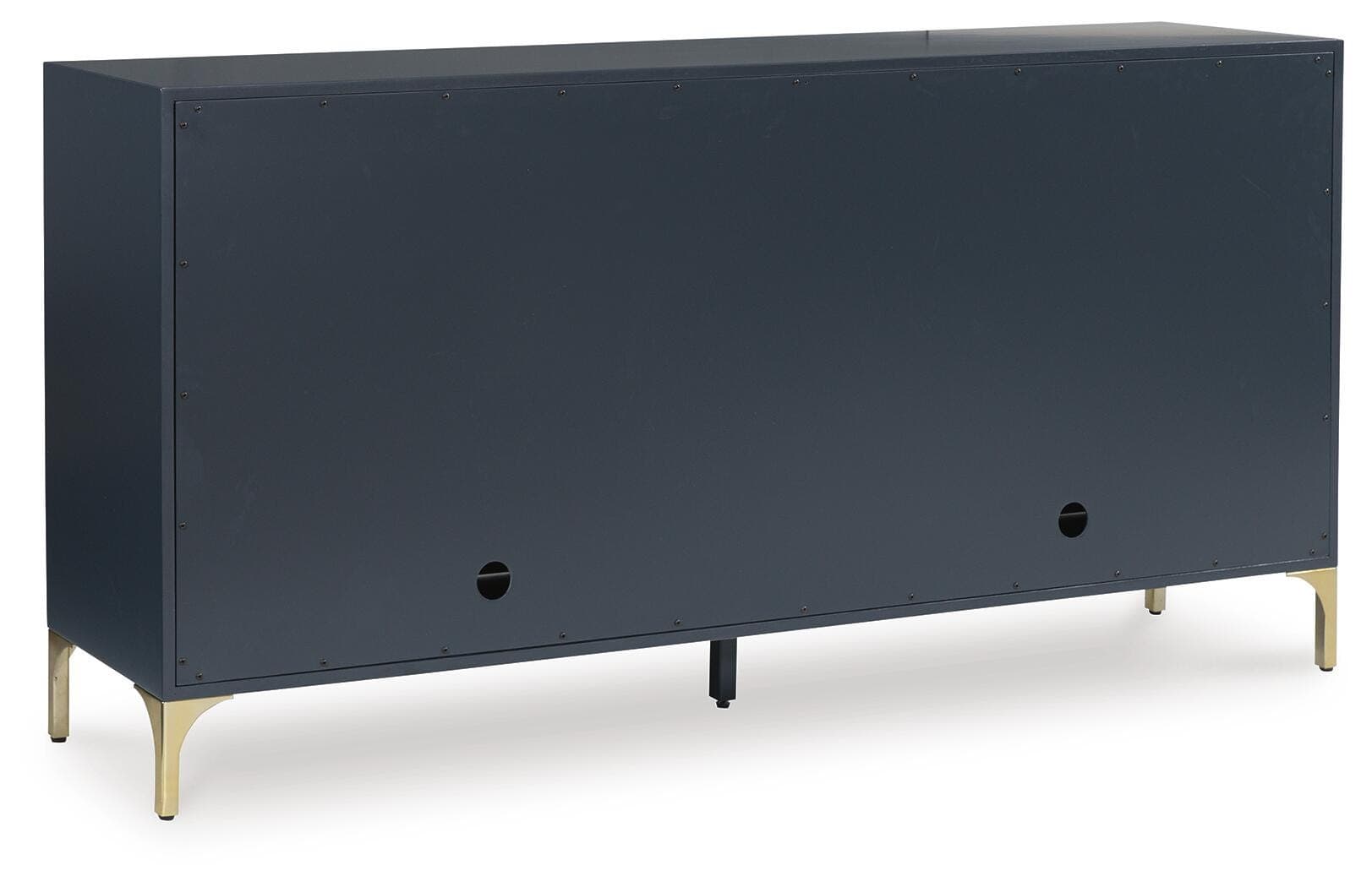 Loirwick Accent Cabinet — Metallic & Blue — view 6