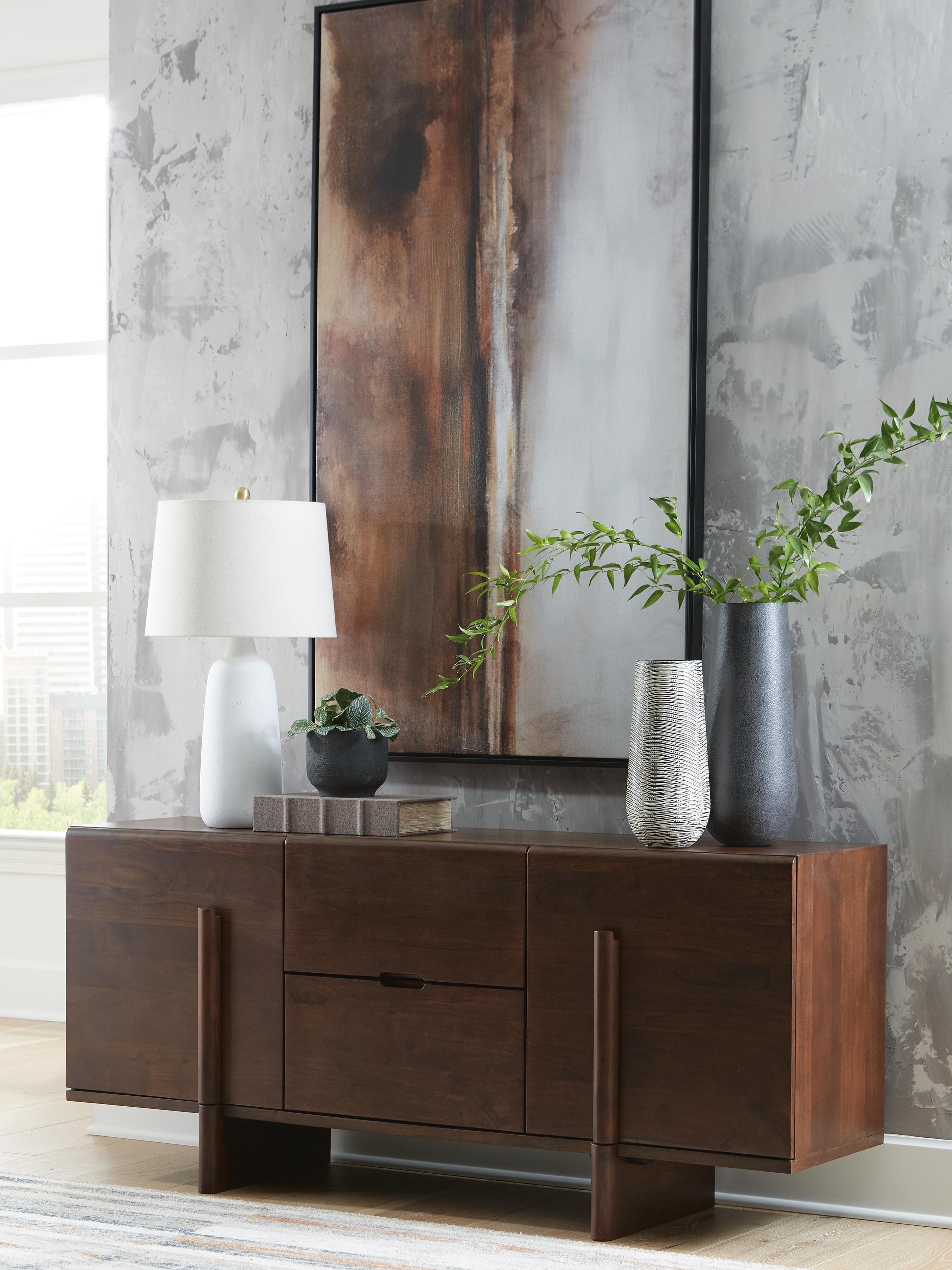 Kydler Accent Cabinet — Brown/Beige & Natural — view 2