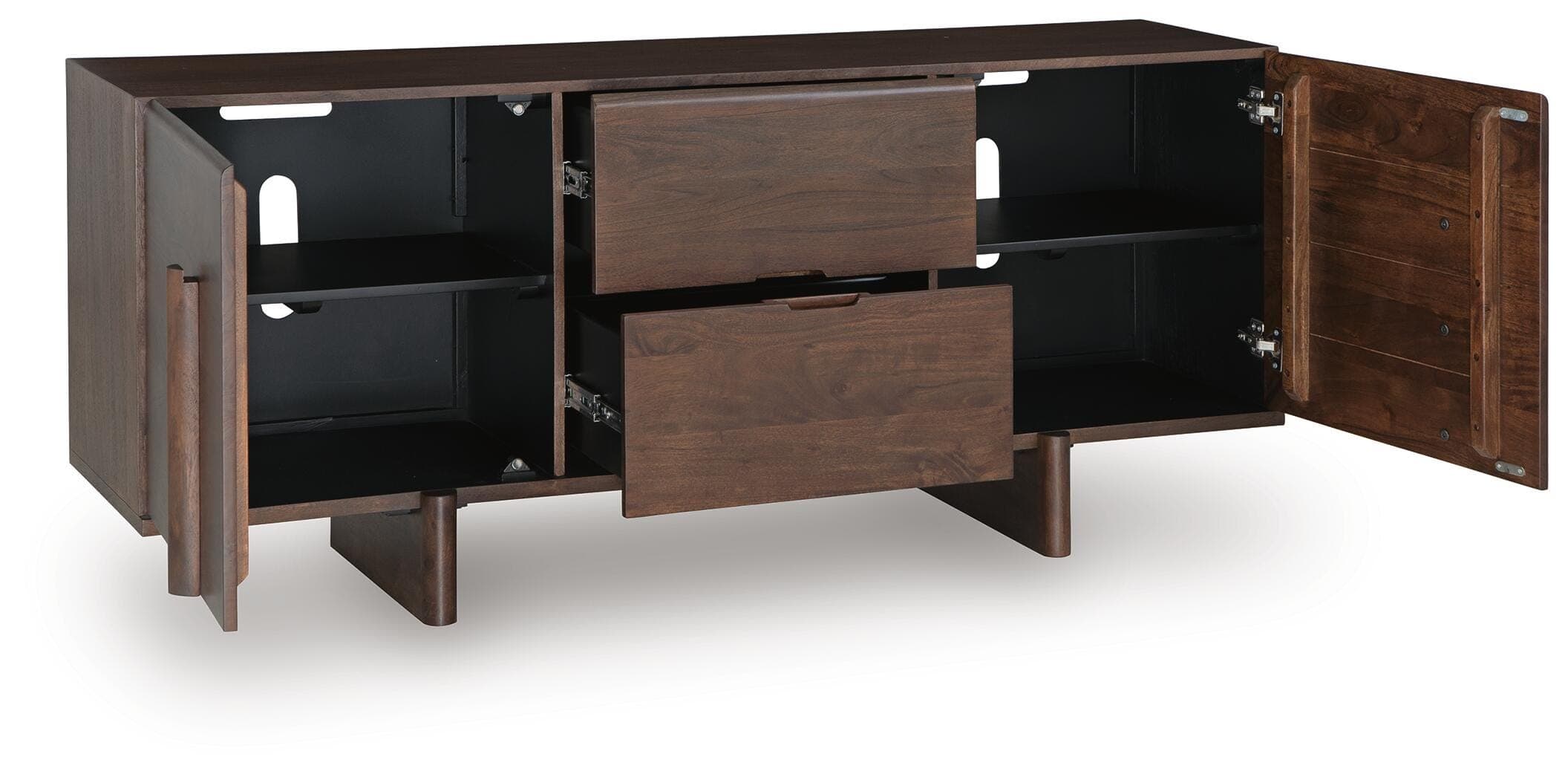 Kydler Accent Cabinet — Brown/Beige & Natural — view 3