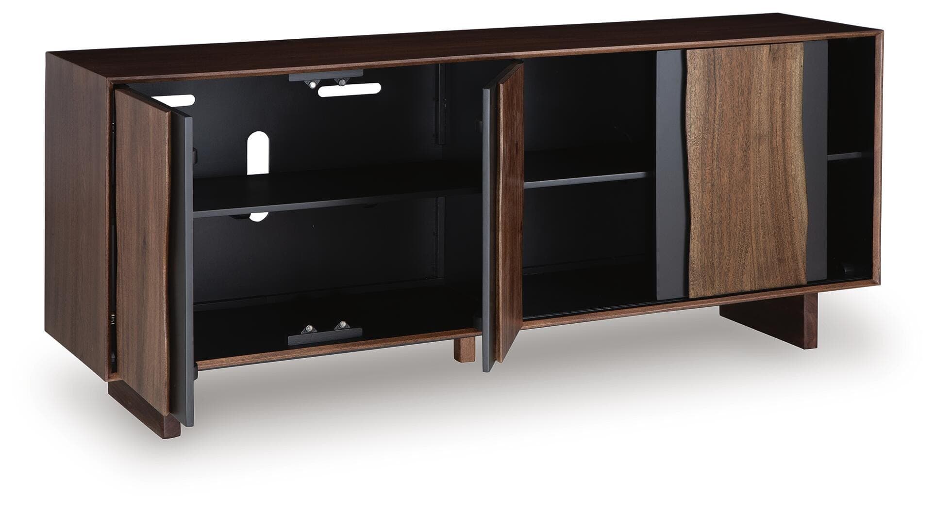 Welby Accent Cabinet — Black/Gray, Brown/Beige & Natural — view 3