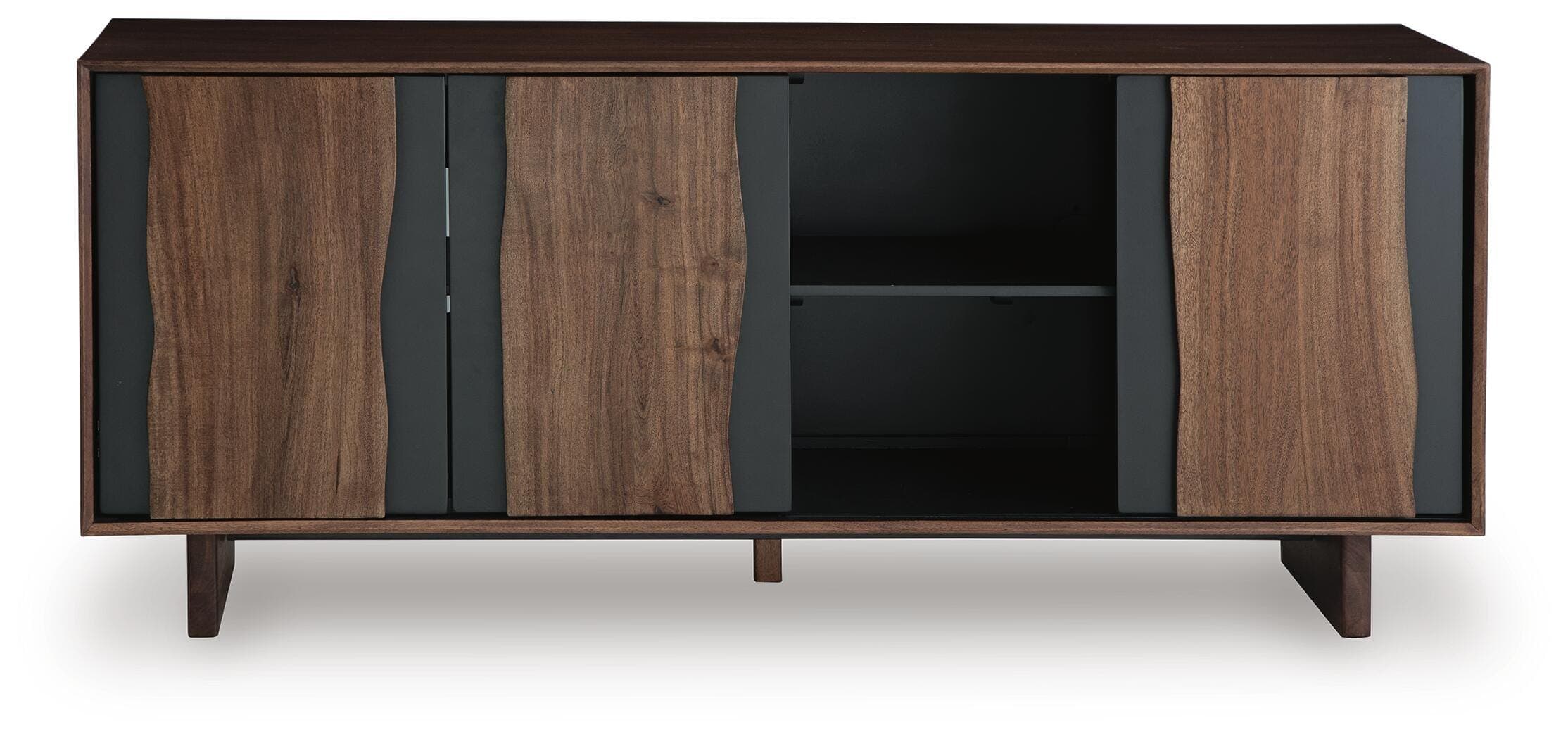 Welby Accent Cabinet — Black/Gray, Brown/Beige & Natural — view 4