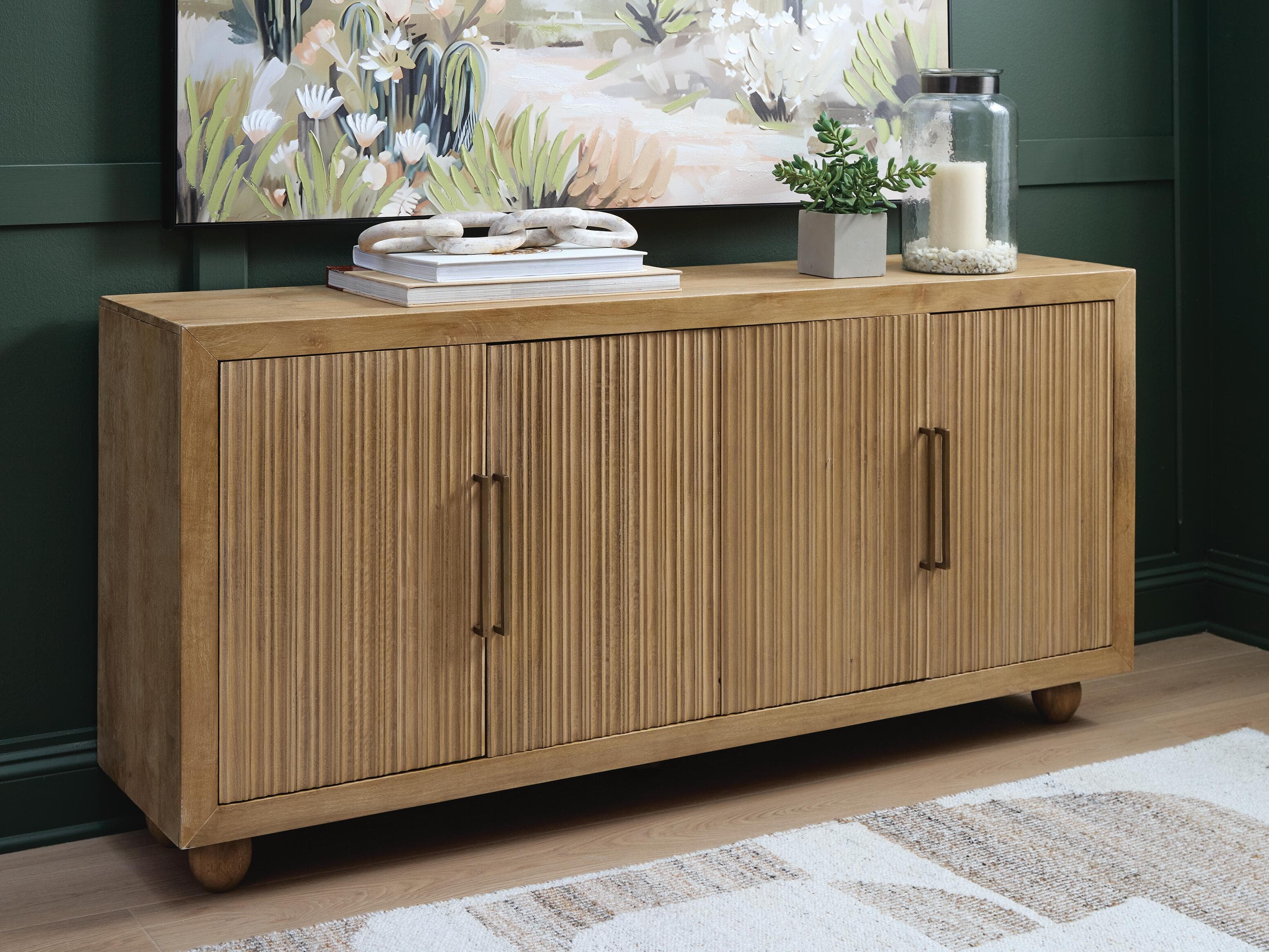 Niam Accent Cabinet — Light Antique Beige — view 2
