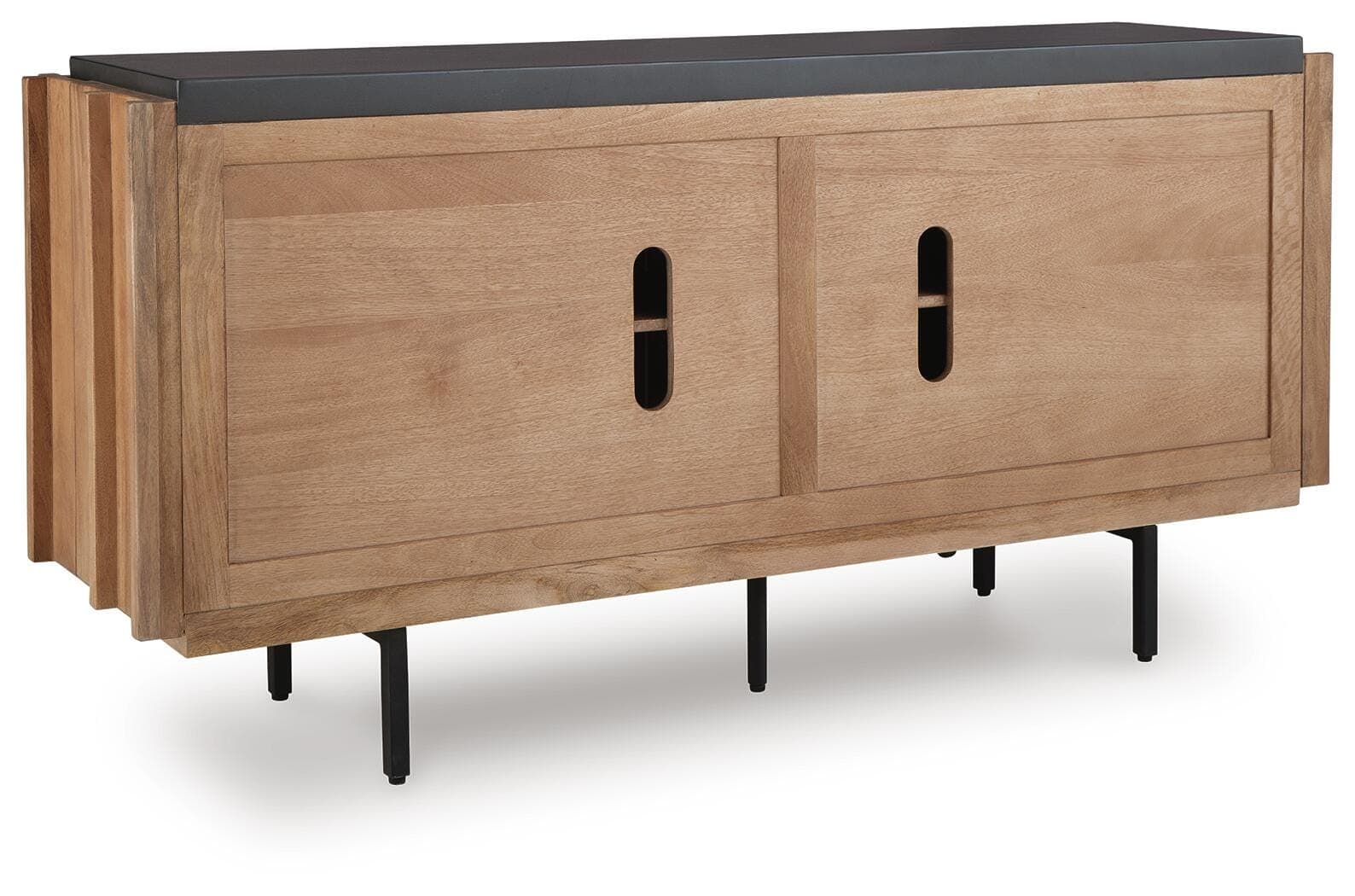 Quintavious Accent Cabinet — Brown/Charcoal — view 5
