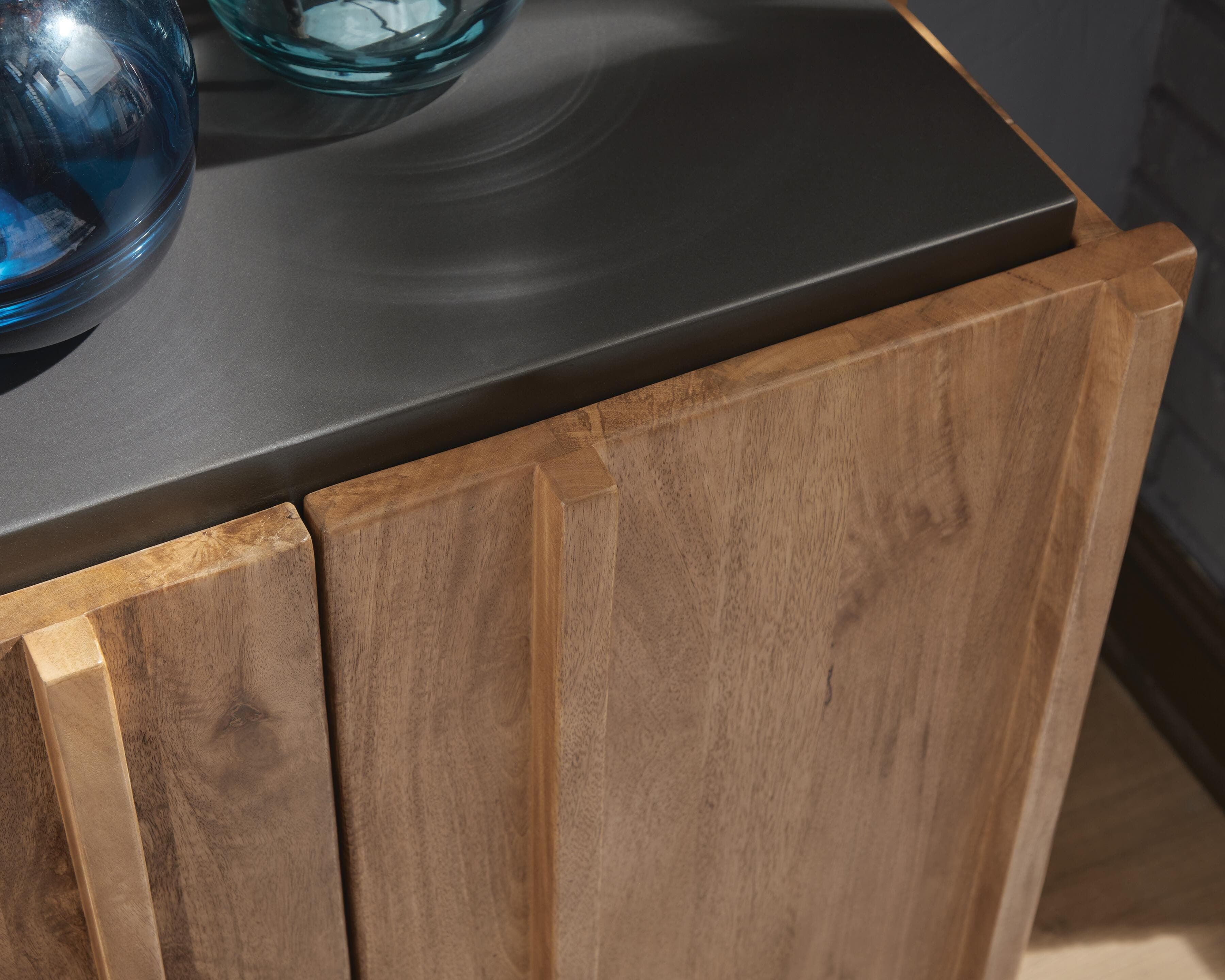 Quintavious Accent Cabinet — Brown/Charcoal — view 7