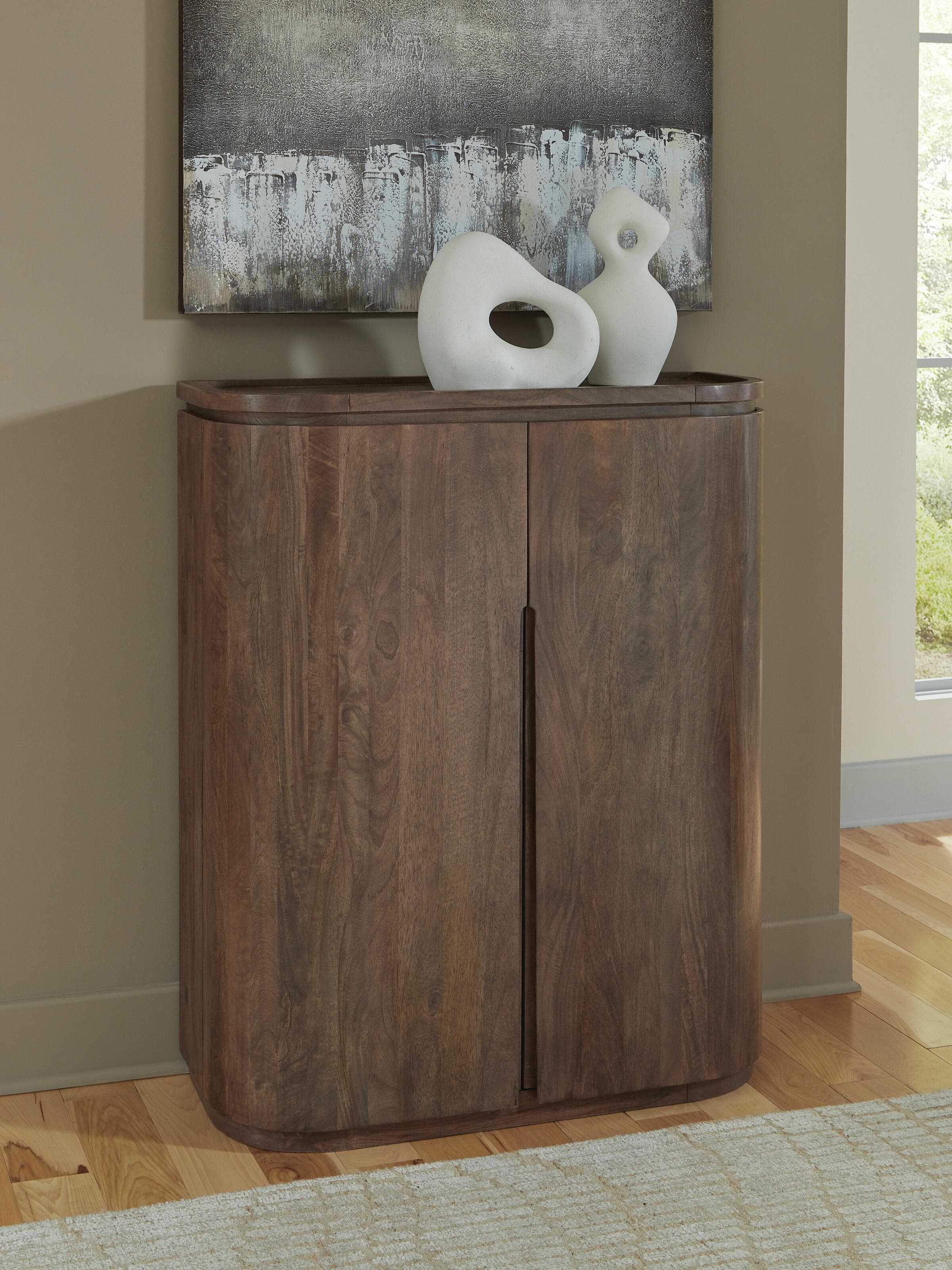 Landermont Bar Cabinet — Medium Brown — view 2